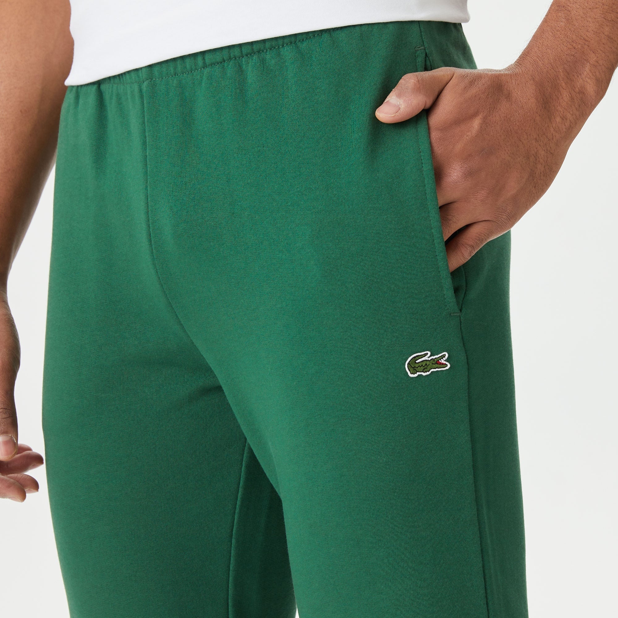 Lacoste Erkek Slim Fit Organik Pamuk Koyu Yeşil Eşofman Altı