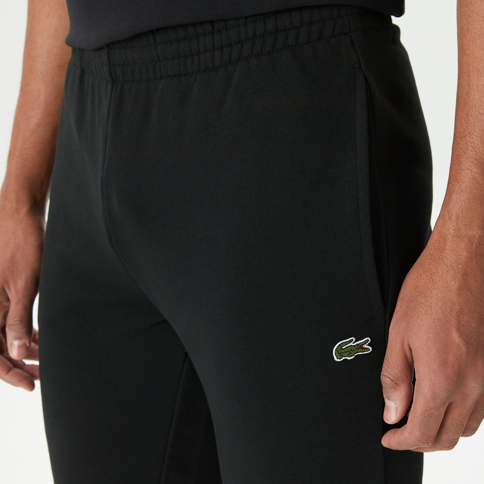 Lacoste Erkek Slim Fit Organik Pamuk Siyah Eşofman Altı