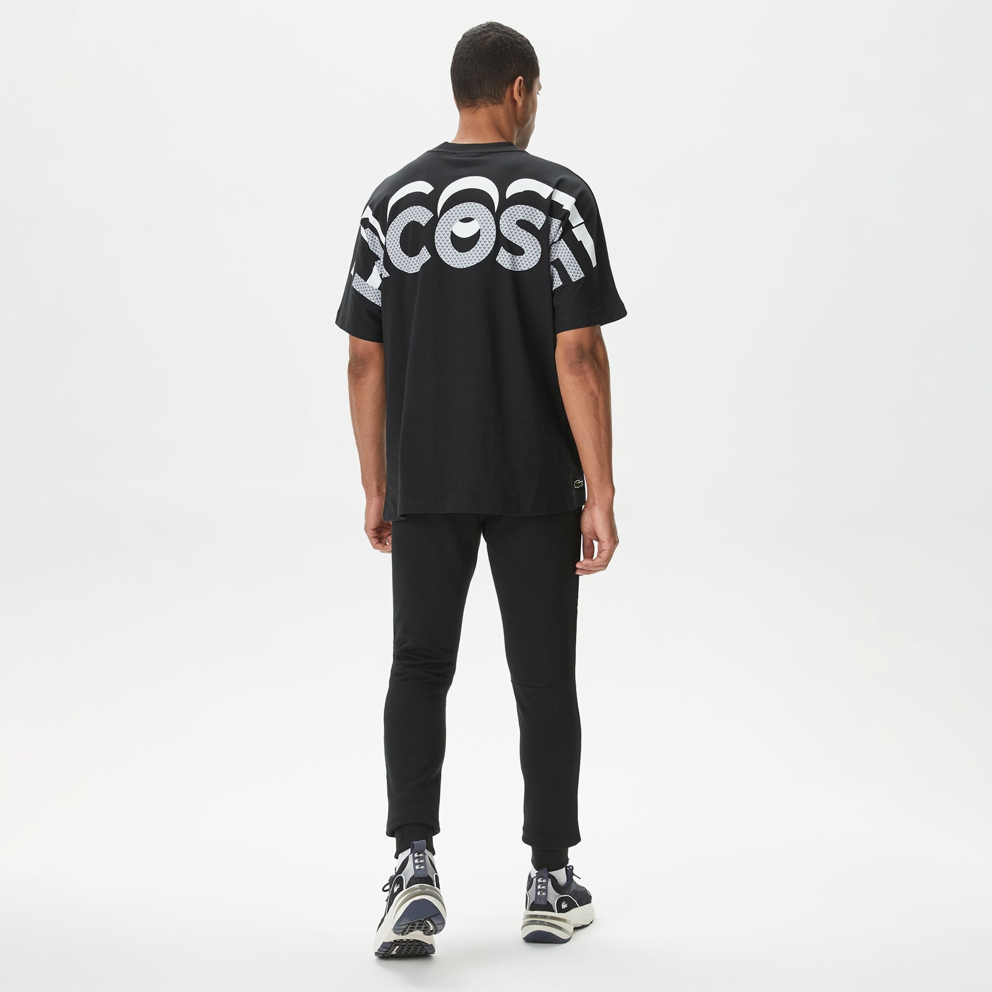 Lacoste Erkek Slim Fit Organik Pamuk Siyah Eşofman Altı