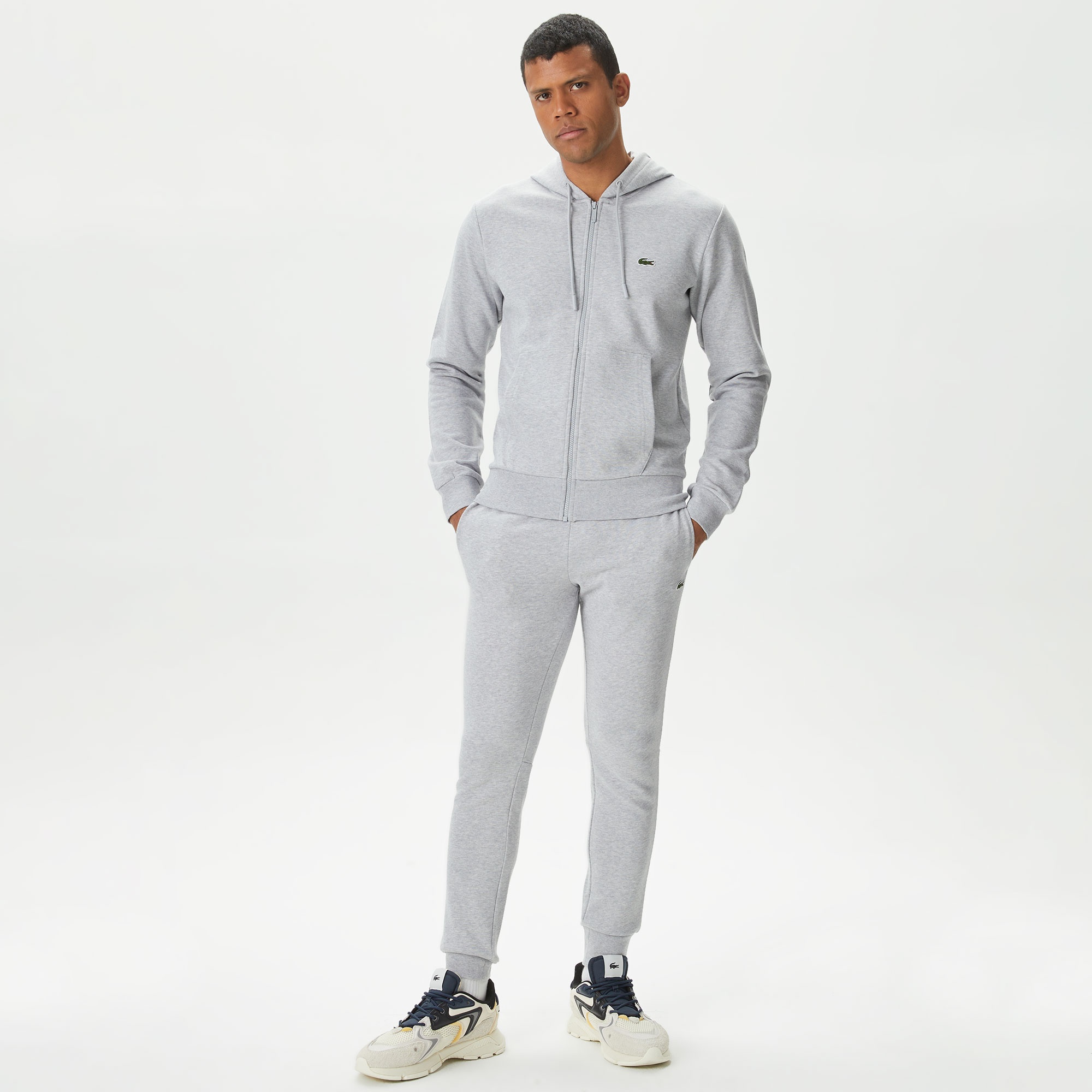 Lacoste Erkek Slim Fit Gri Eşofman Altı