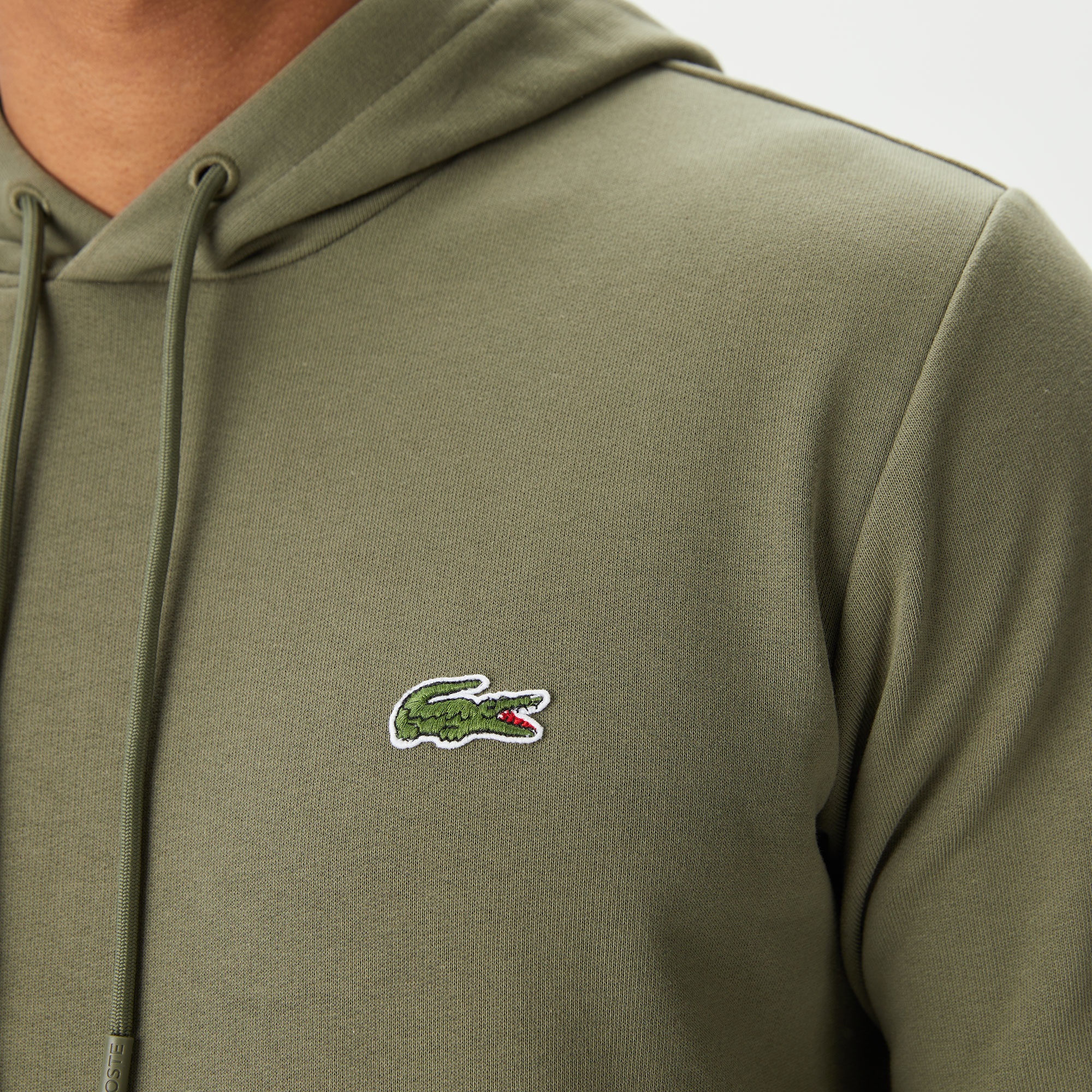 Lacoste Erkek Classic Fit Kapüşonlu Haki Sweatshirt