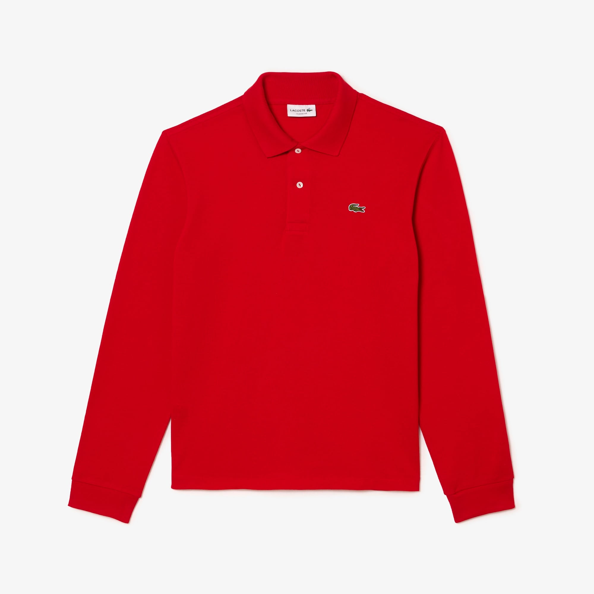 Lacoste Erkek Classic Fit Uzun Kollu L.12.12 Kırmızı Polo