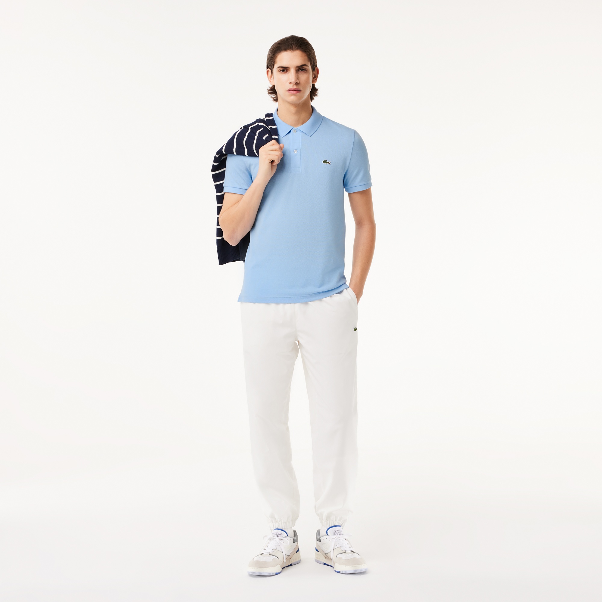 Lacoste Erkek Slim Fit L.12.12 Mavi Polo