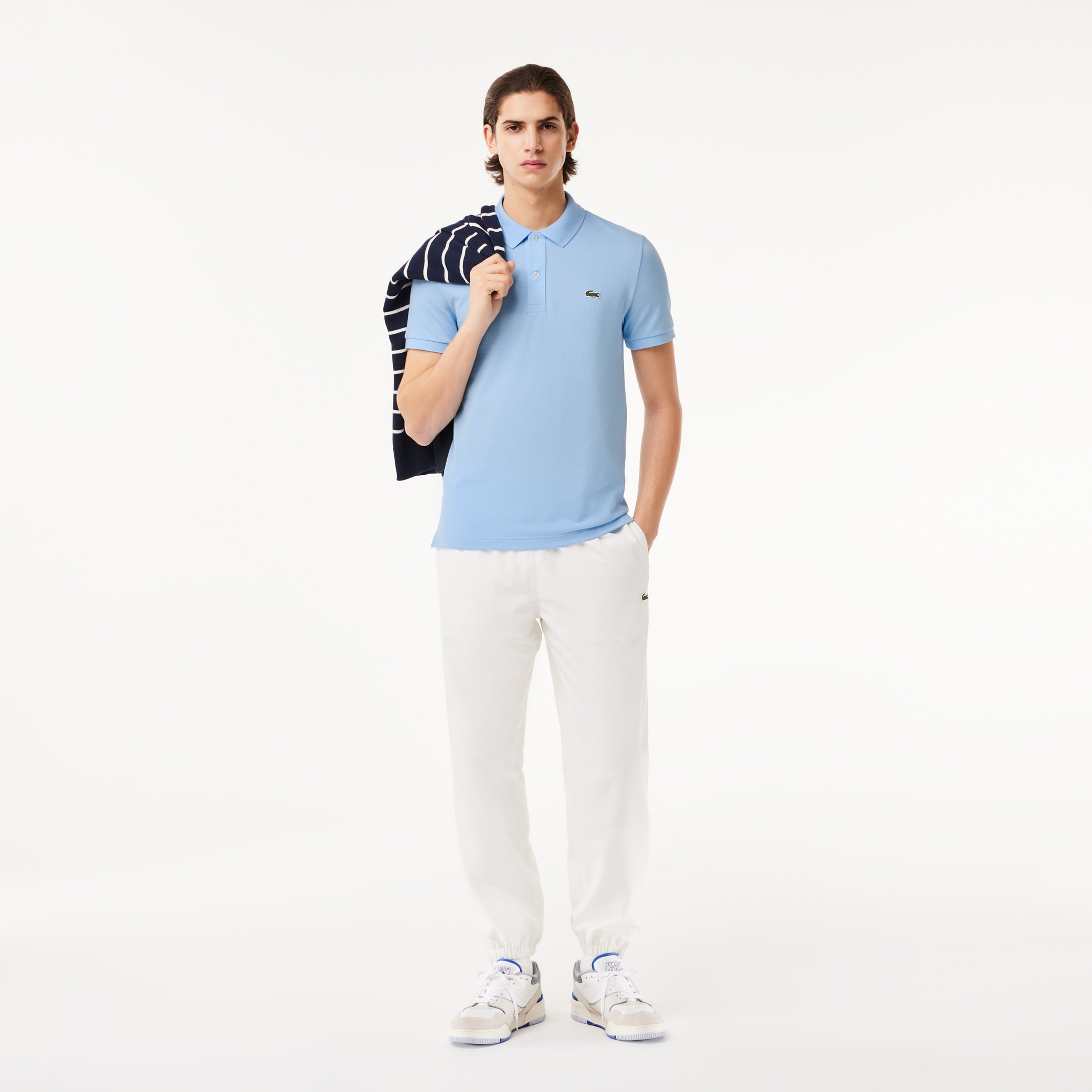 L.12.12 Erkek Slim Fit Mavi Polo L.12.12 Erkek Slim Fit Mavi Polo