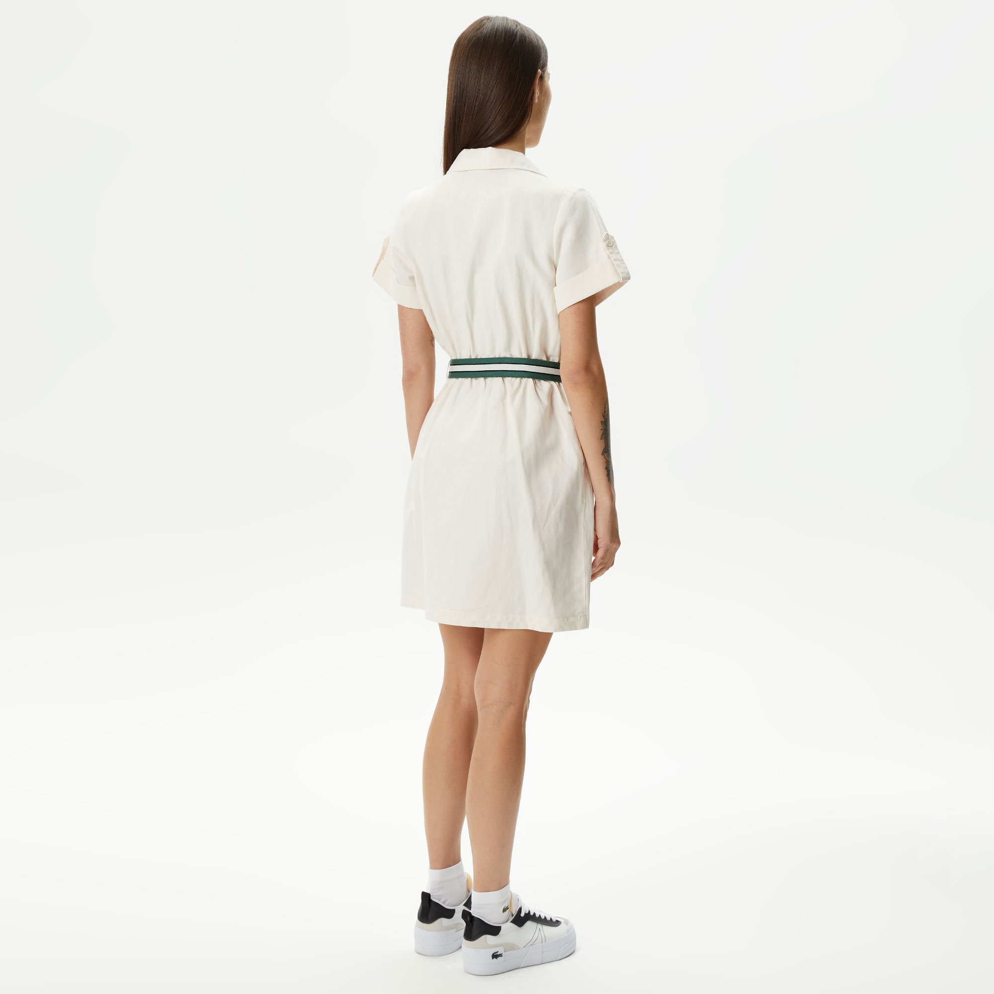 Lacoste Kadın Beyaz Elbise