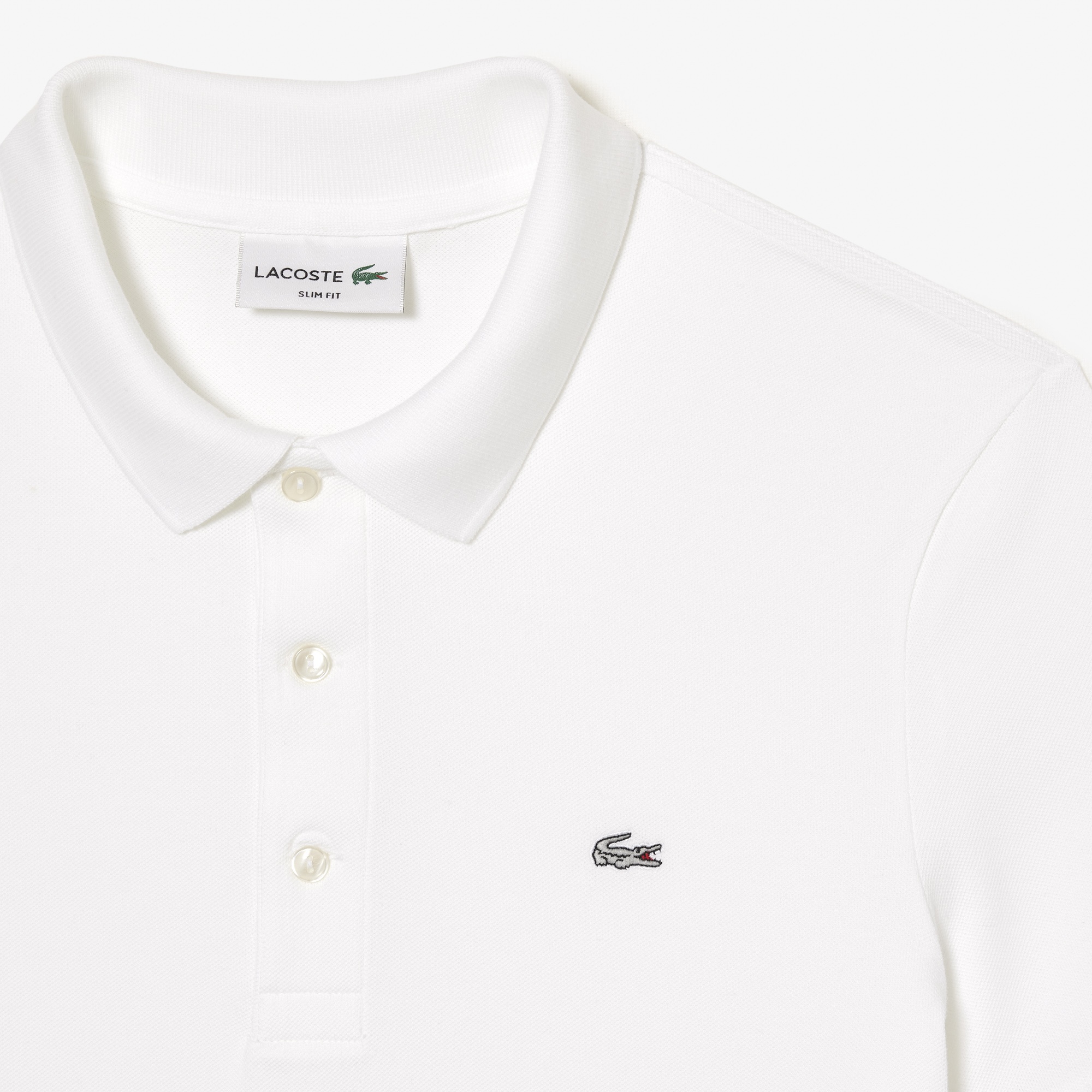 Lacoste Erkek Slim Fit Beyaz Polo