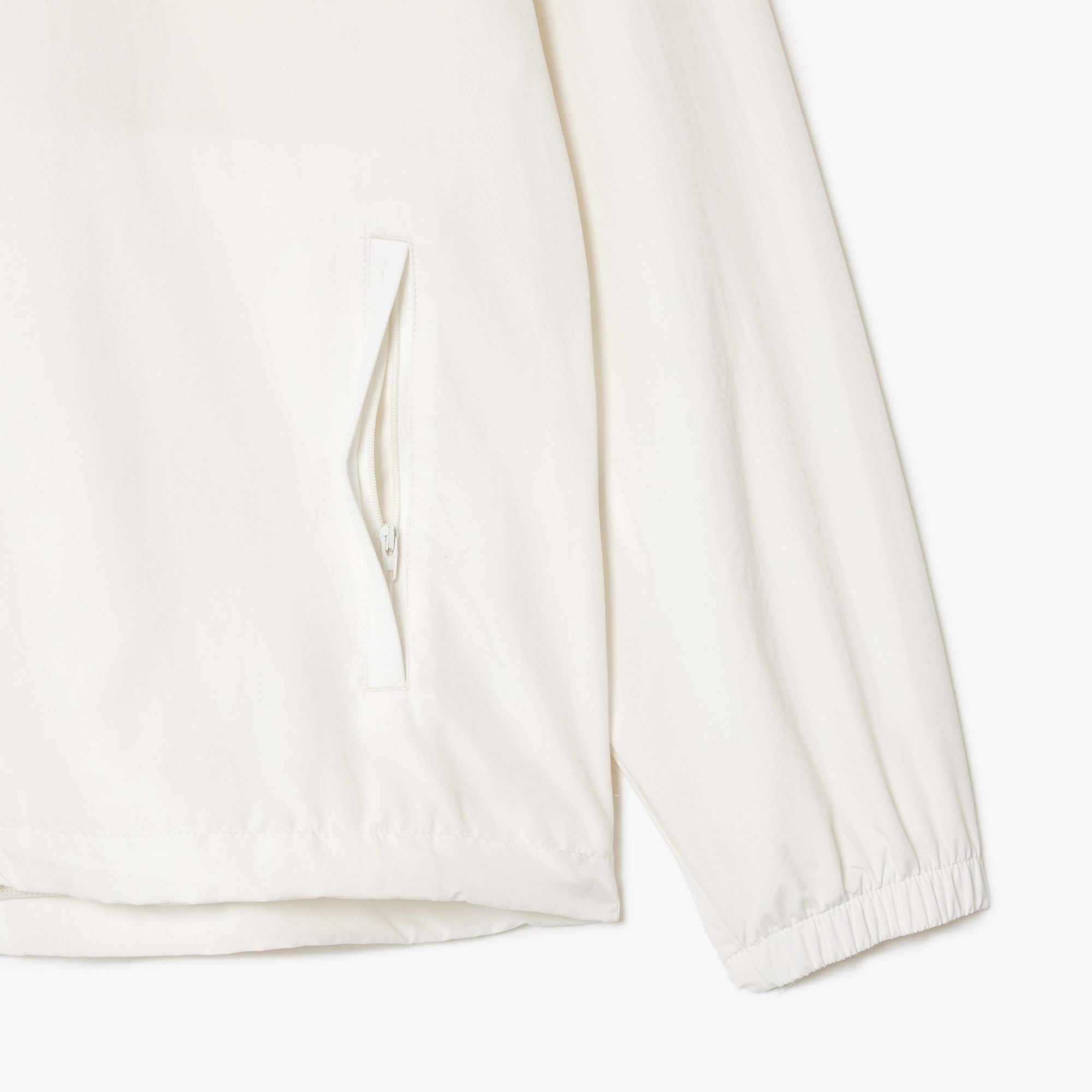 Lacoste Erkek Dik Yaka Beyaz Mont