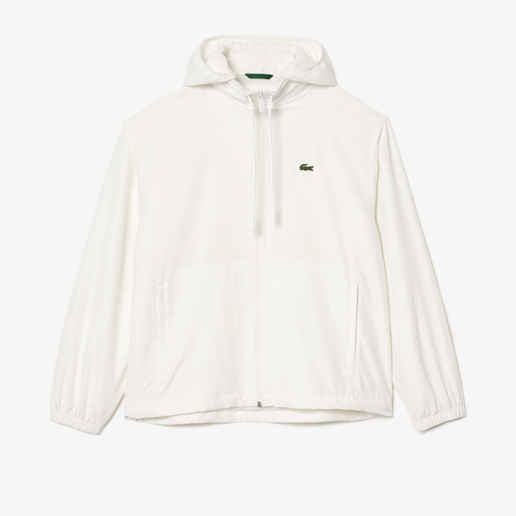 Lacoste Erkek Dik Yaka Beyaz Mont
