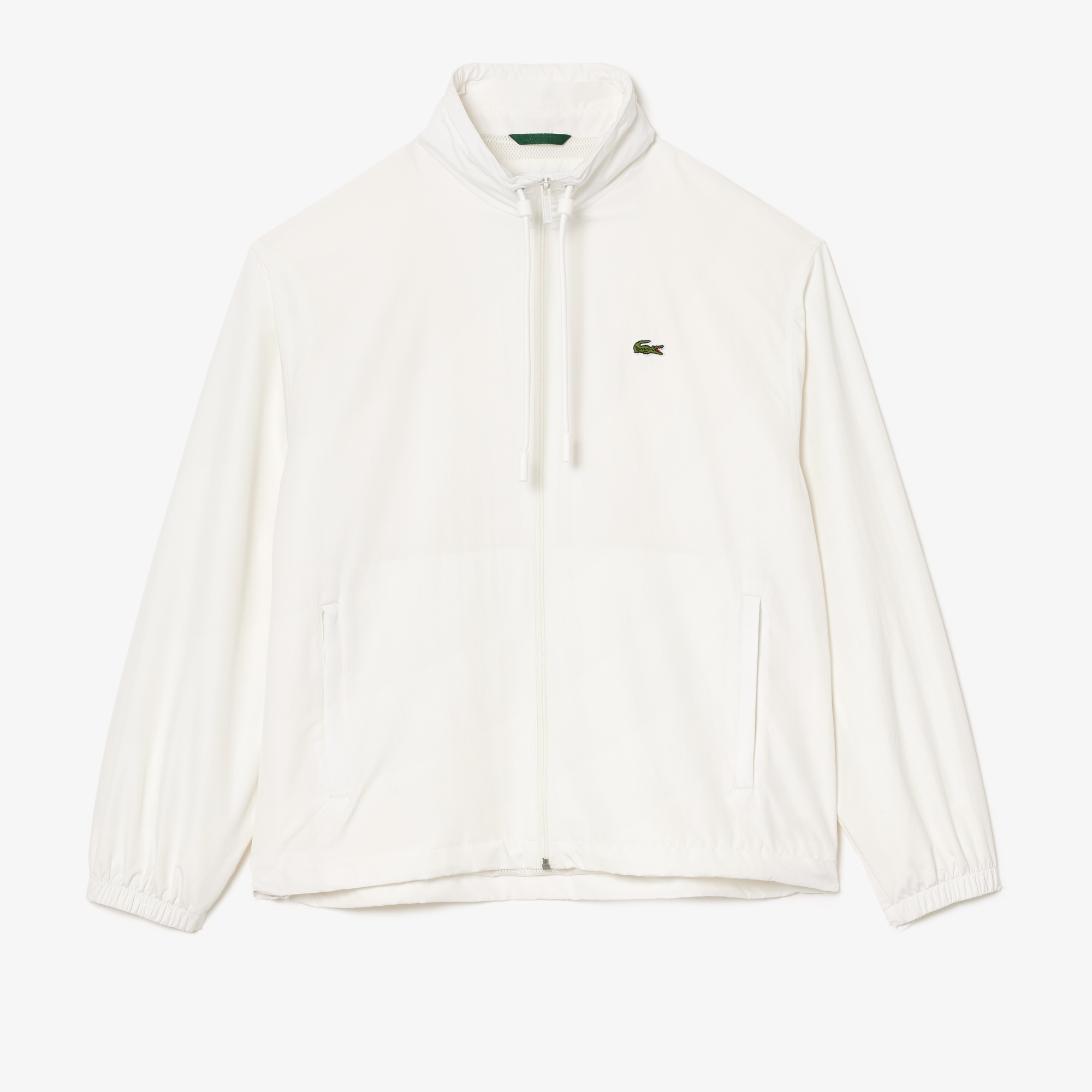 Lacoste Erkek Dik Yaka Beyaz Mont