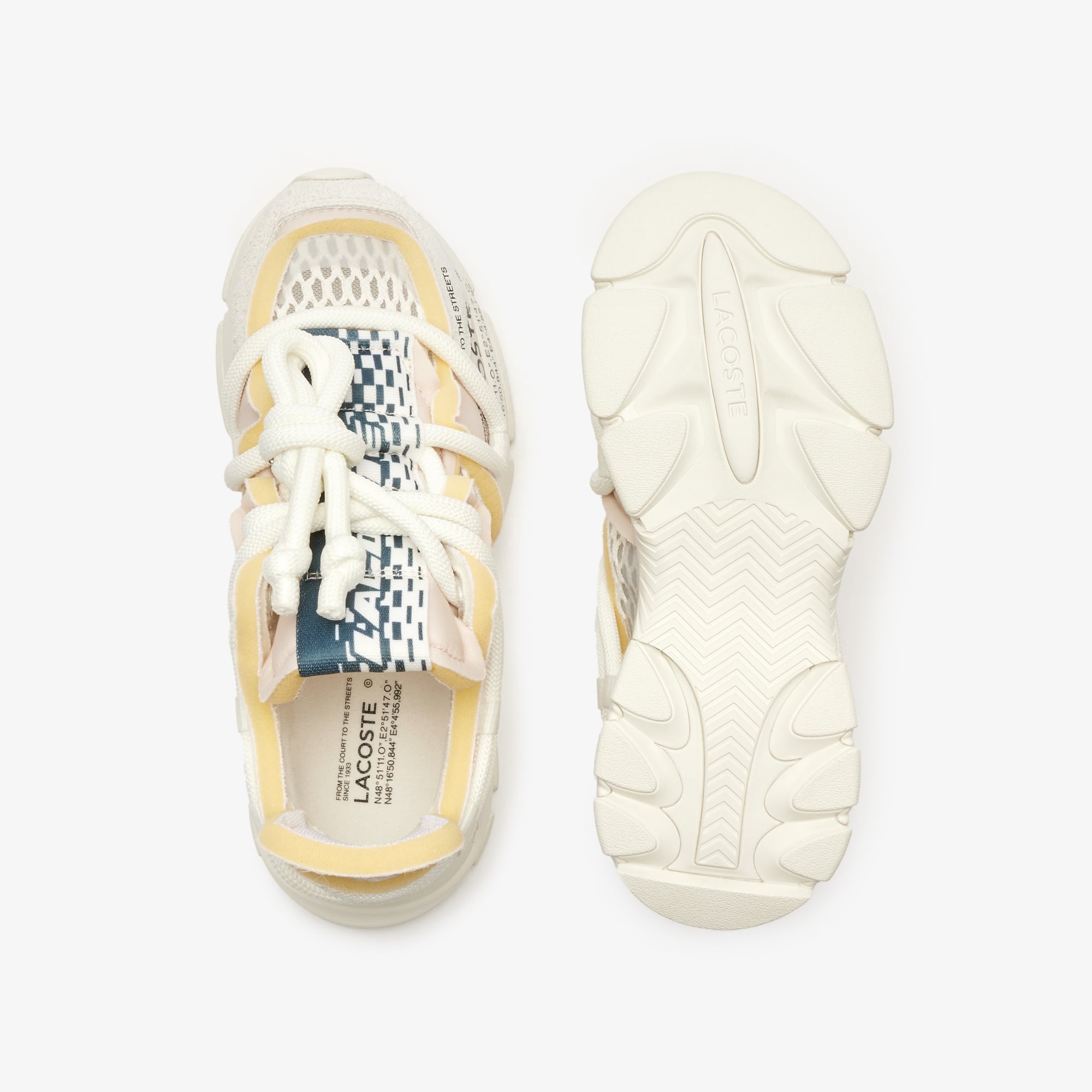 Lacoste L003 Active Runway Kadın Bej Sneaker