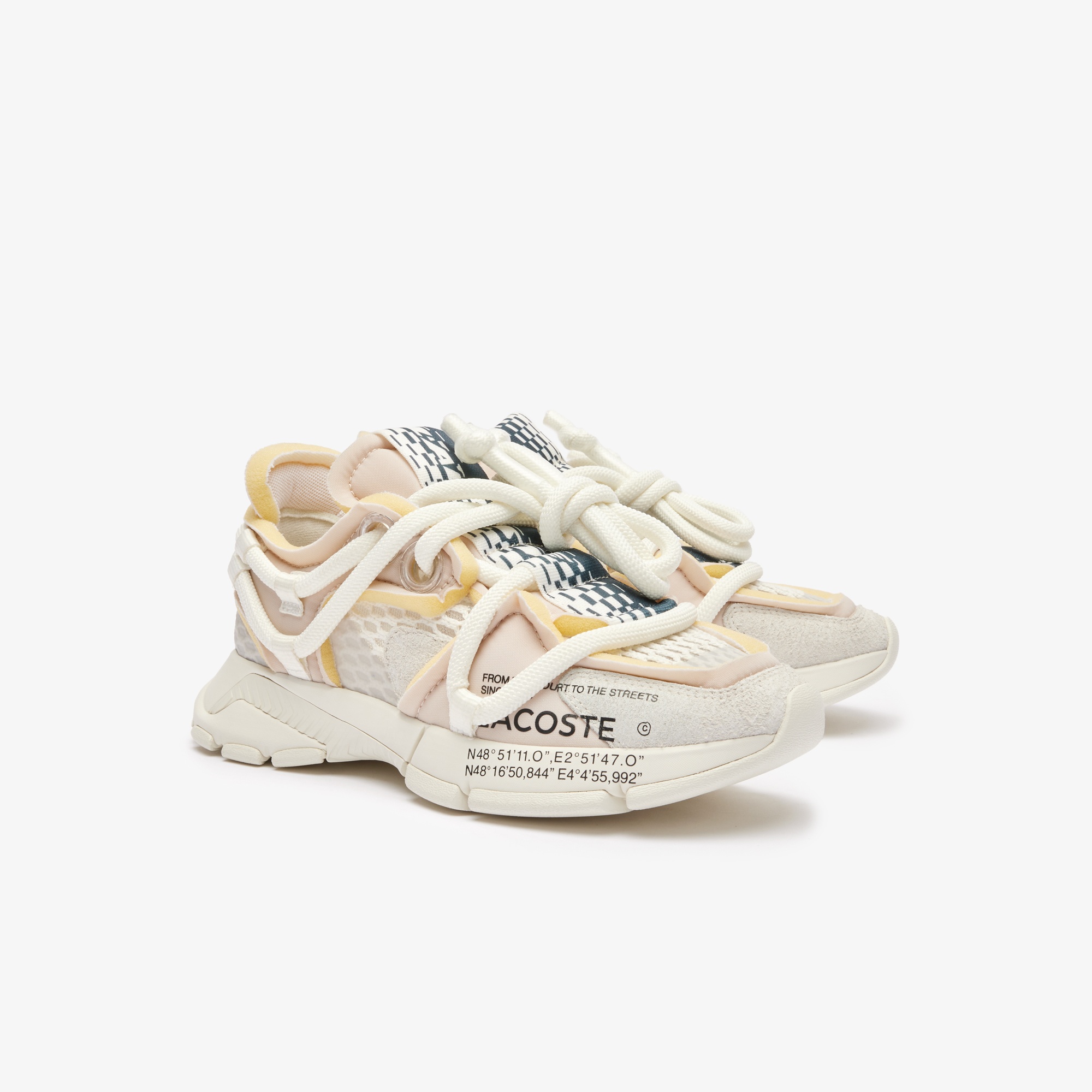 Lacoste L003 Active Runway Kadın Bej Sneaker