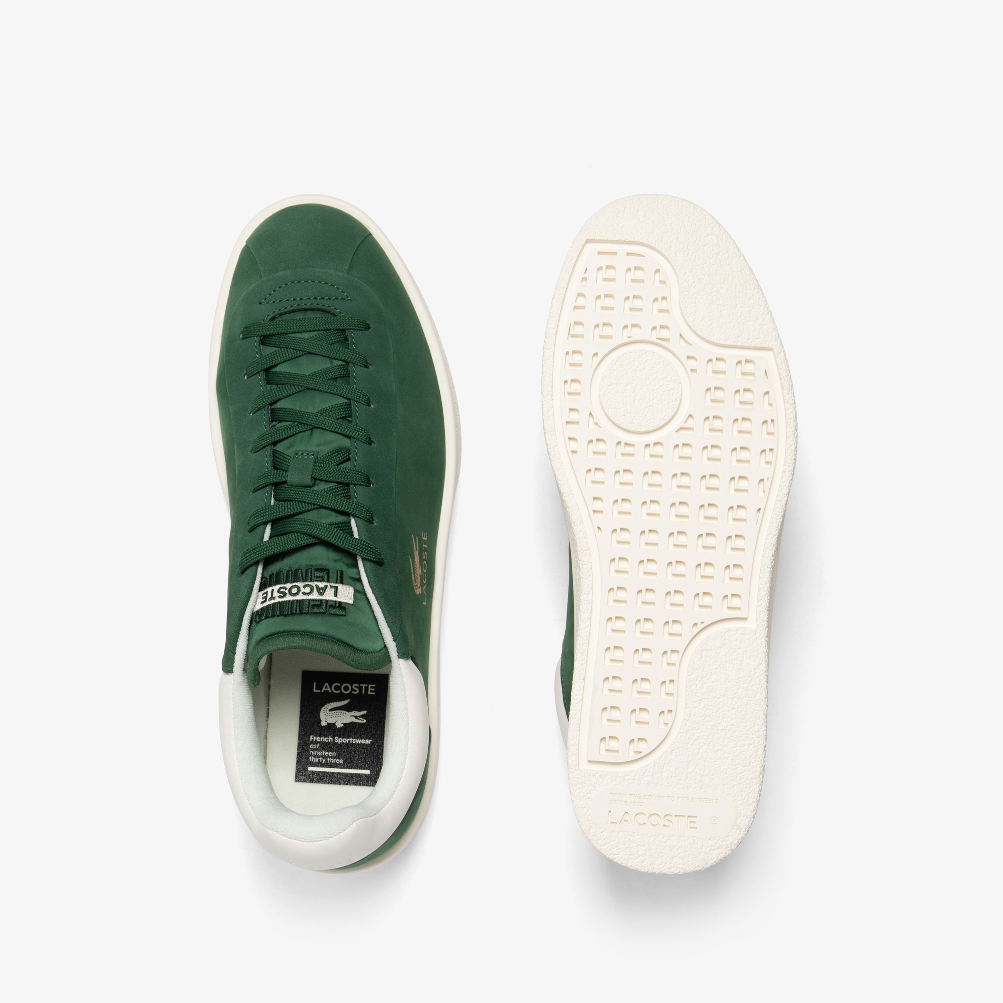Lacoste Baseshot Premium Erkek Koyu Yeşil Sneaker