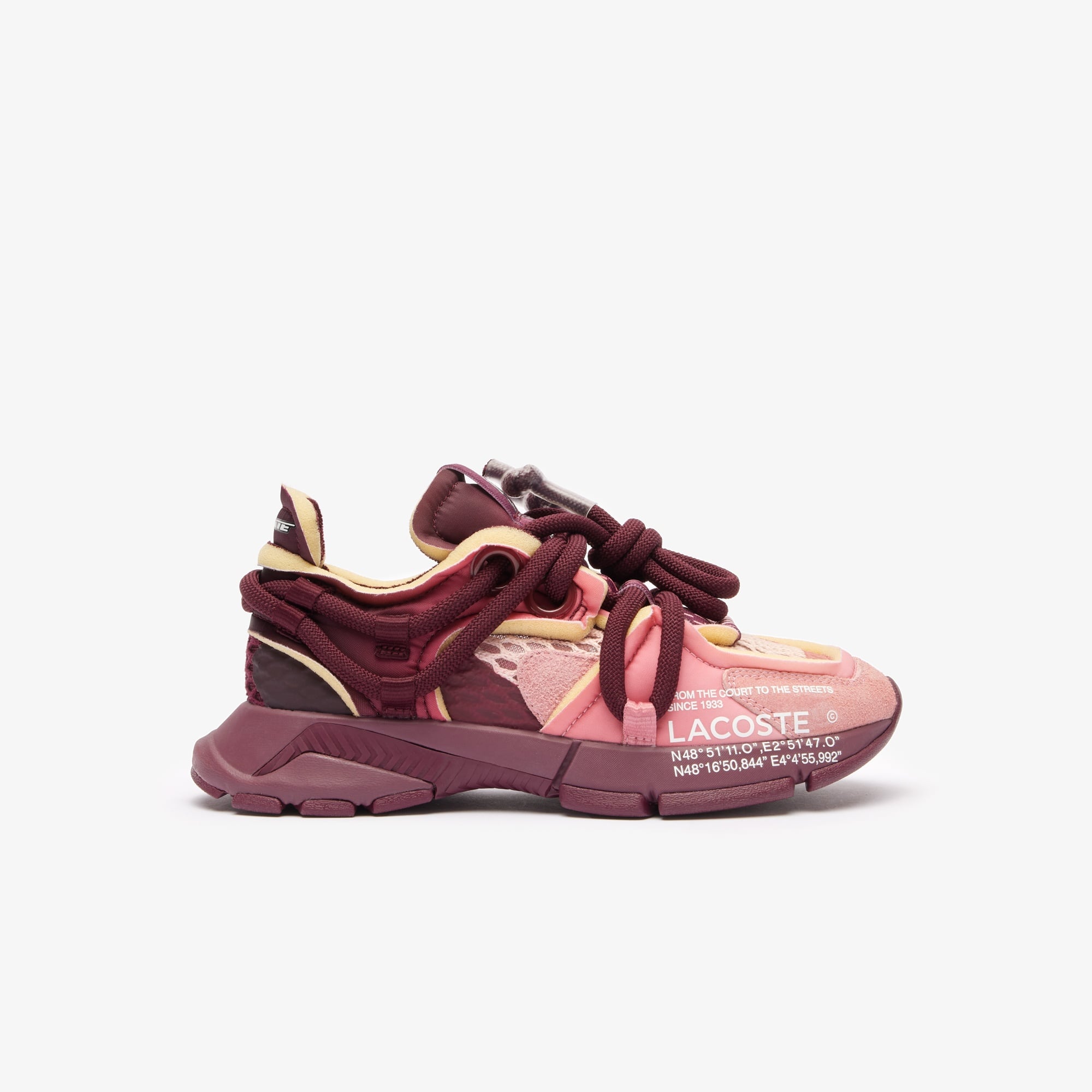 Lacoste L003 Active Kadın Bordo Sneaker