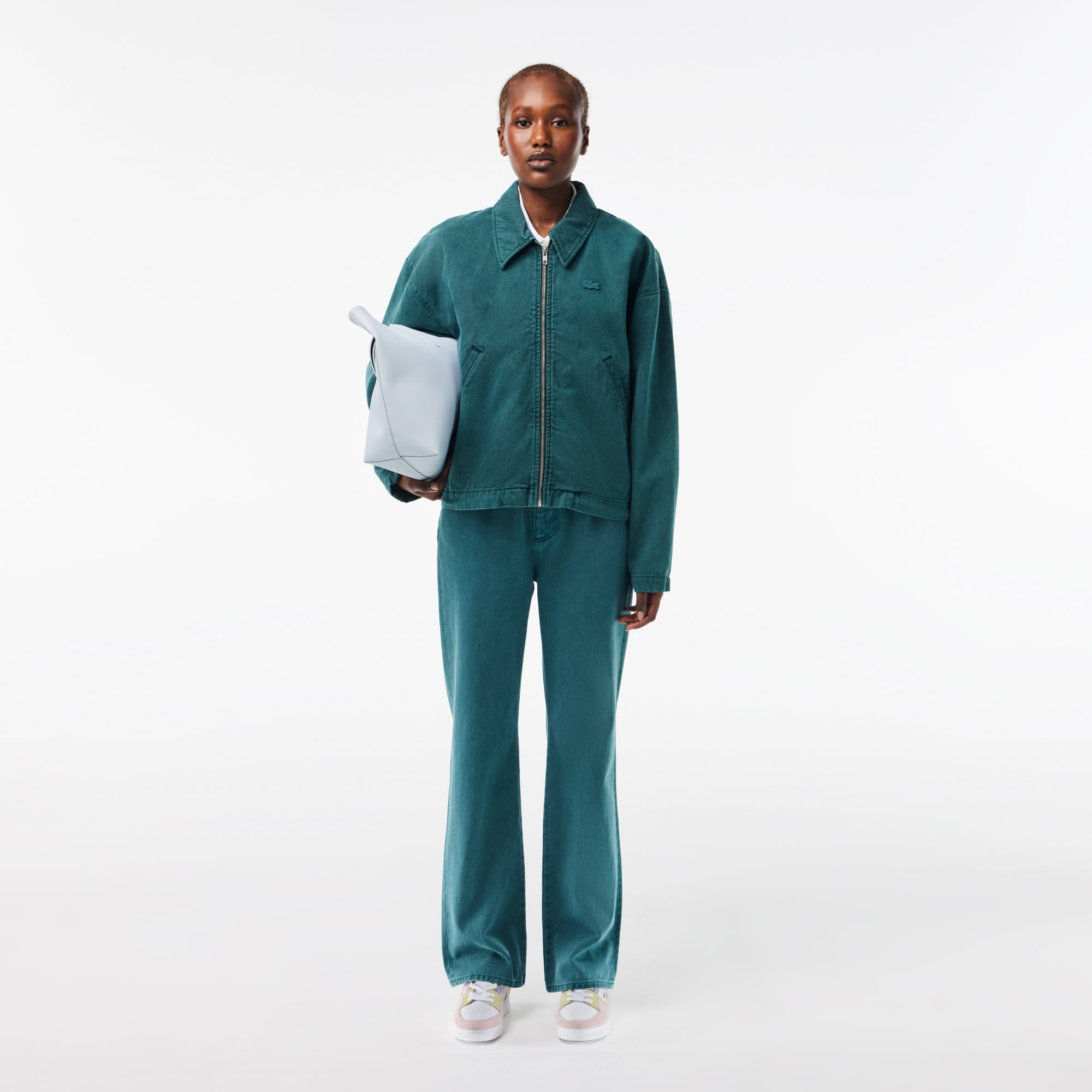 Lacoste Anna Kadın Çift Taraflı Mavi Omuz Çantası