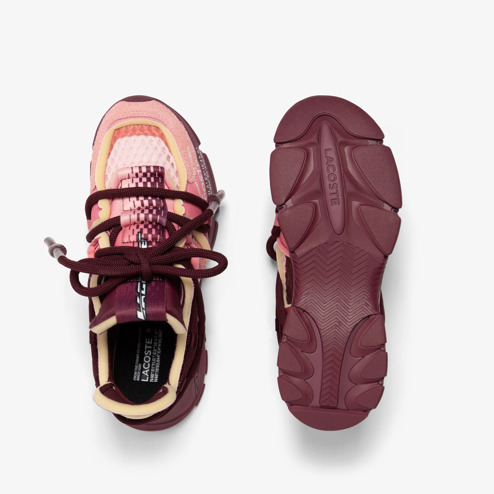 Lacoste SPORT L003 Active Runway Erkek Bordo Sneaker