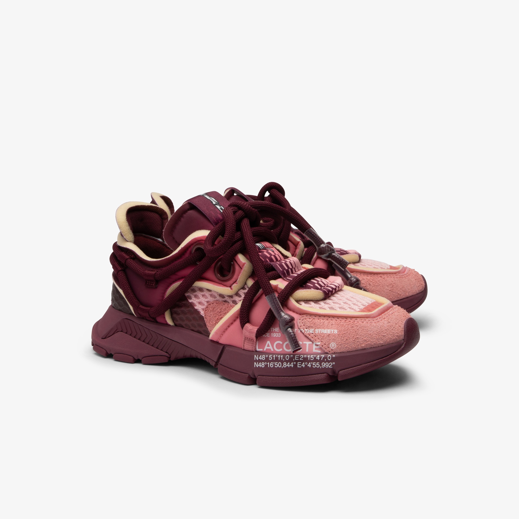 Lacoste SPORT L003 Active Runway Erkek Bordo Sneaker
