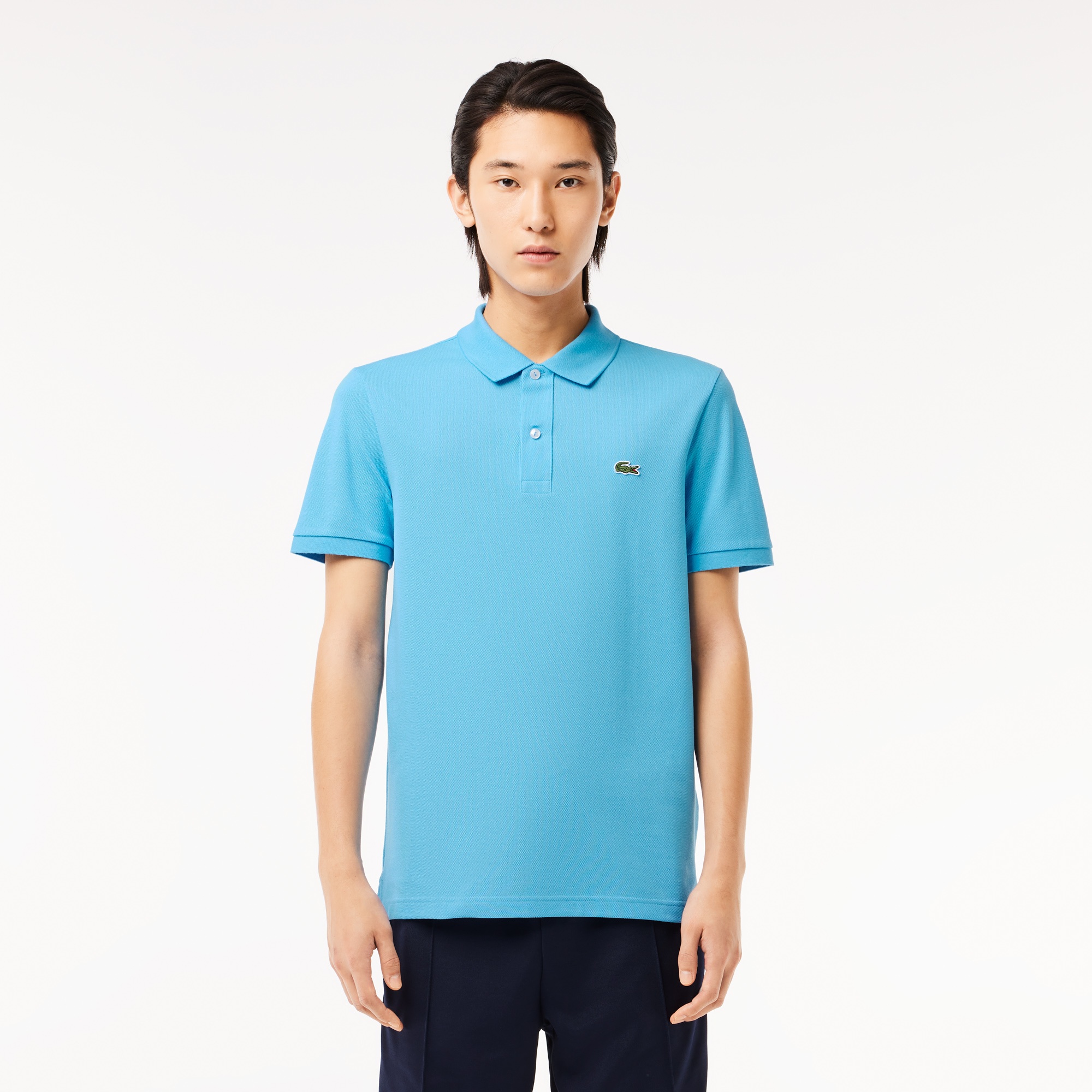 Lacoste L.12.12 Erkek Slim Fit Mavi Polo