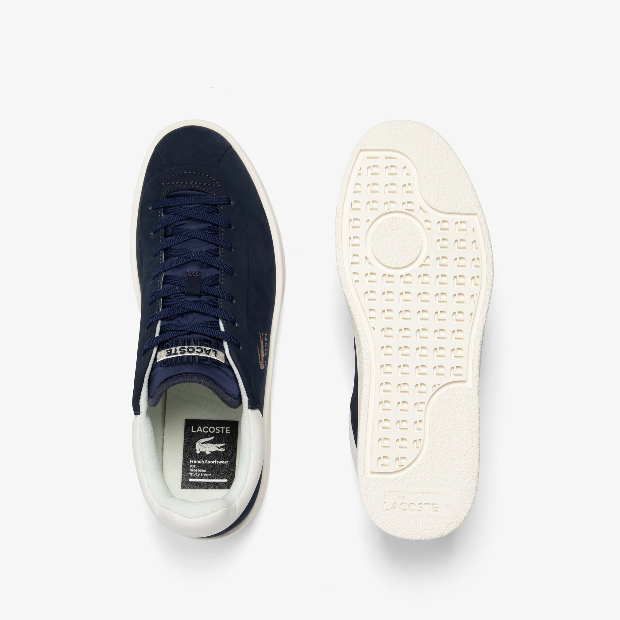 Lacoste Baseshot Premium Erkek Lacivert Sneaker