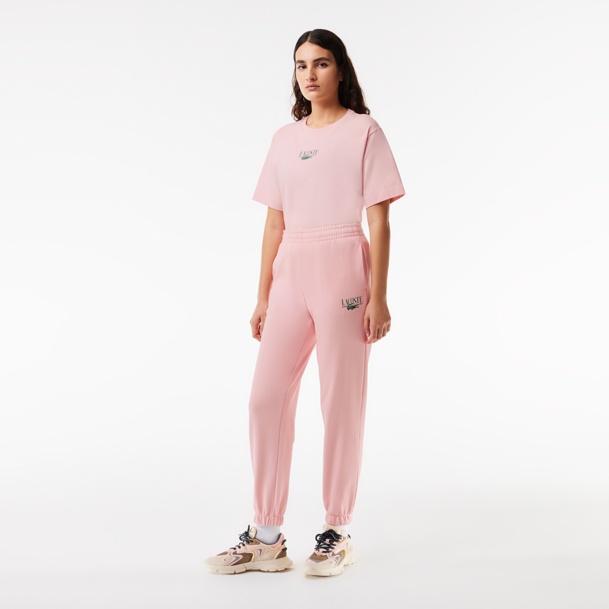 Lacoste Kadın Jogger Pembe Eşofman Altı