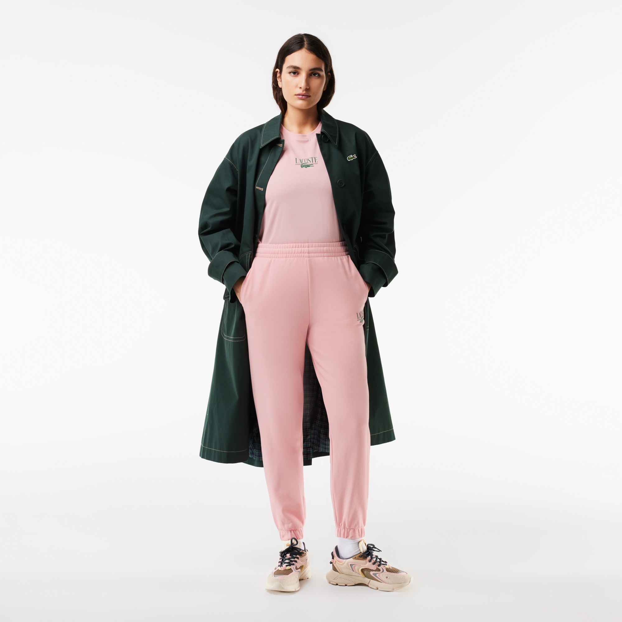 Lacoste Kadın Jogger Pembe Eşofman Altı