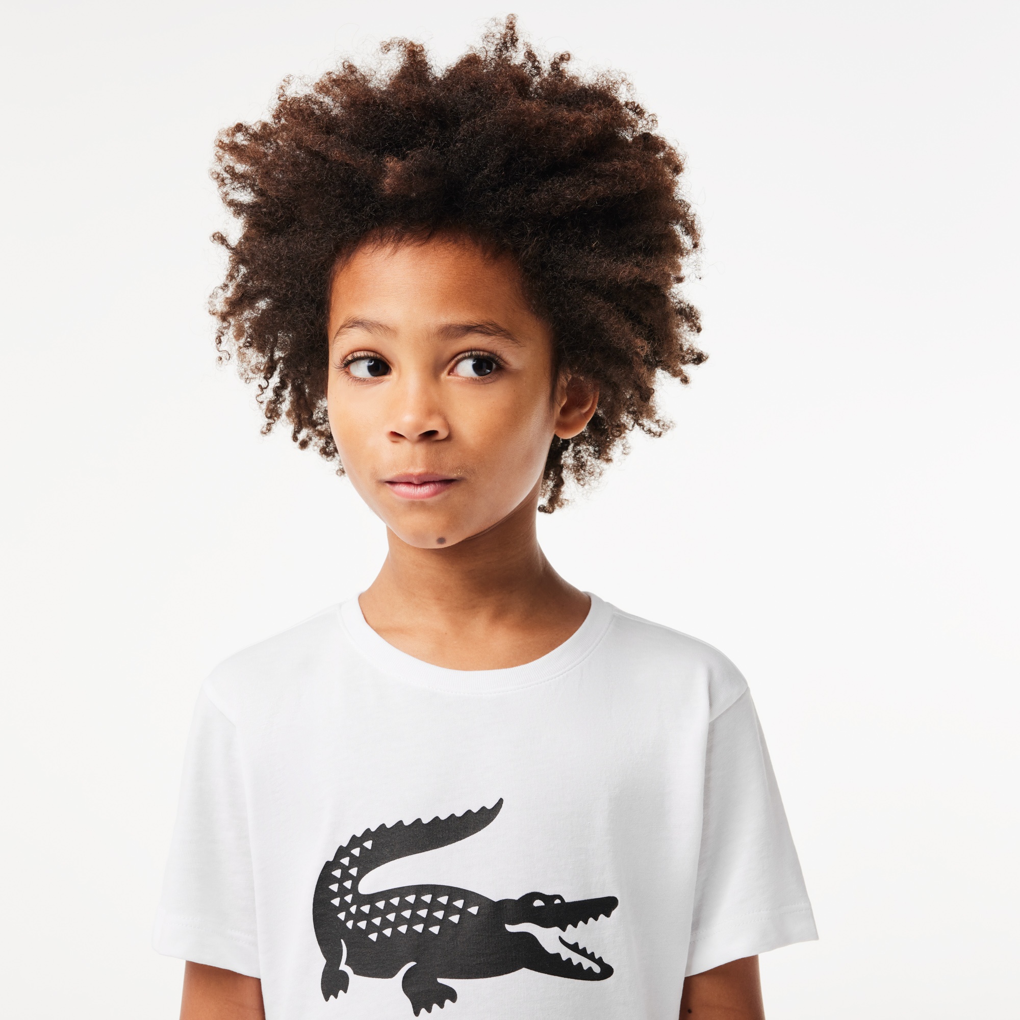 Lacoste Erkek Çocuk Beyaz T-shirt