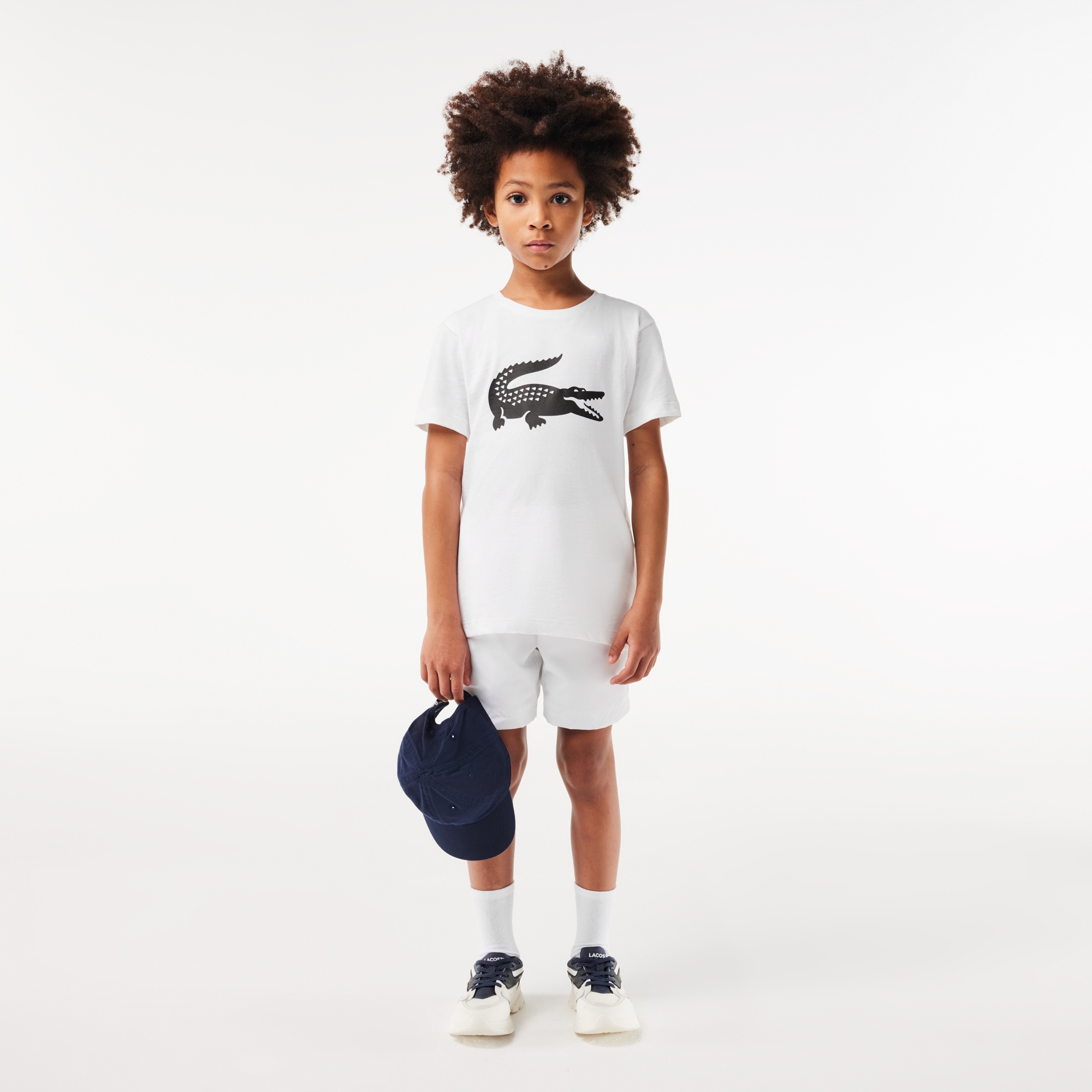Lacoste Erkek Çocuk Beyaz T-shirt