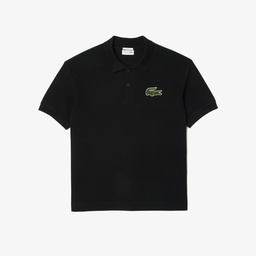 Lacoste L.12.12 Unisex Loose Fit Siyah Polo Siyah