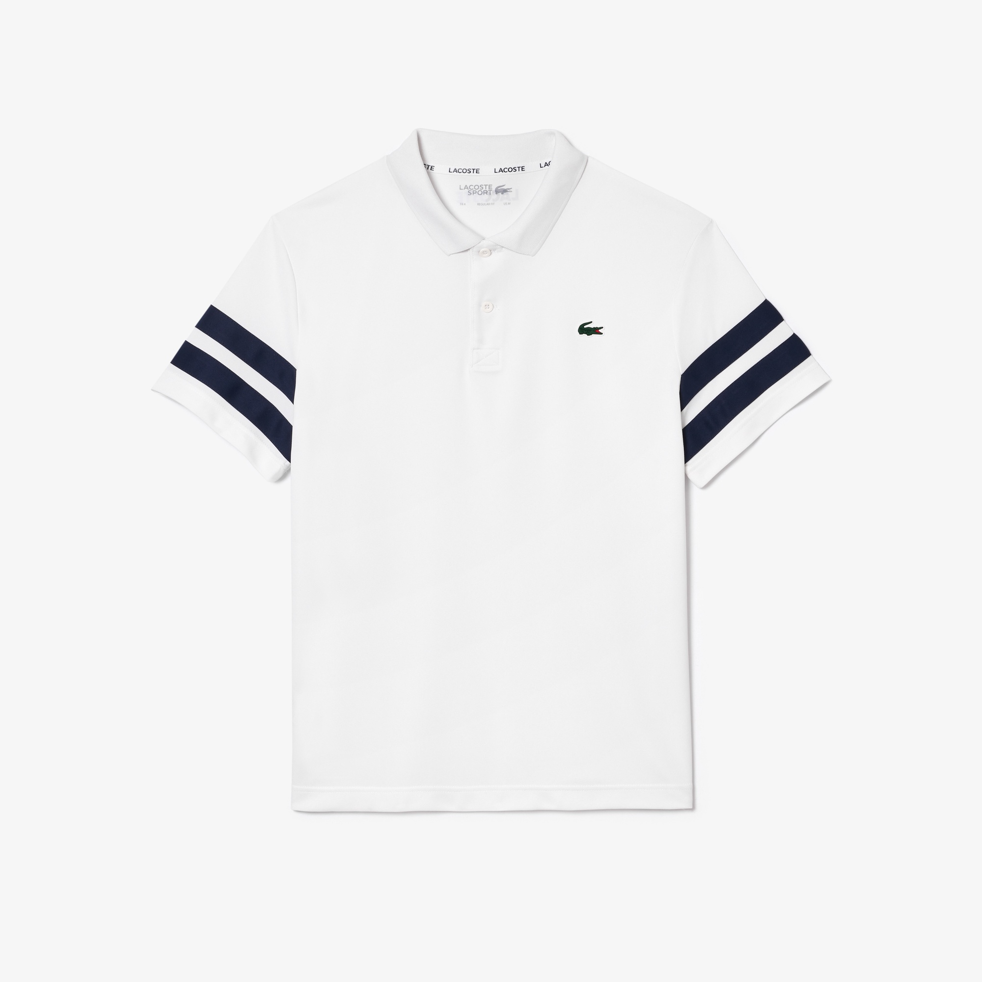 Lacoste Erkek Regular Fit Renk Bloklu Beyaz Tenis Polo