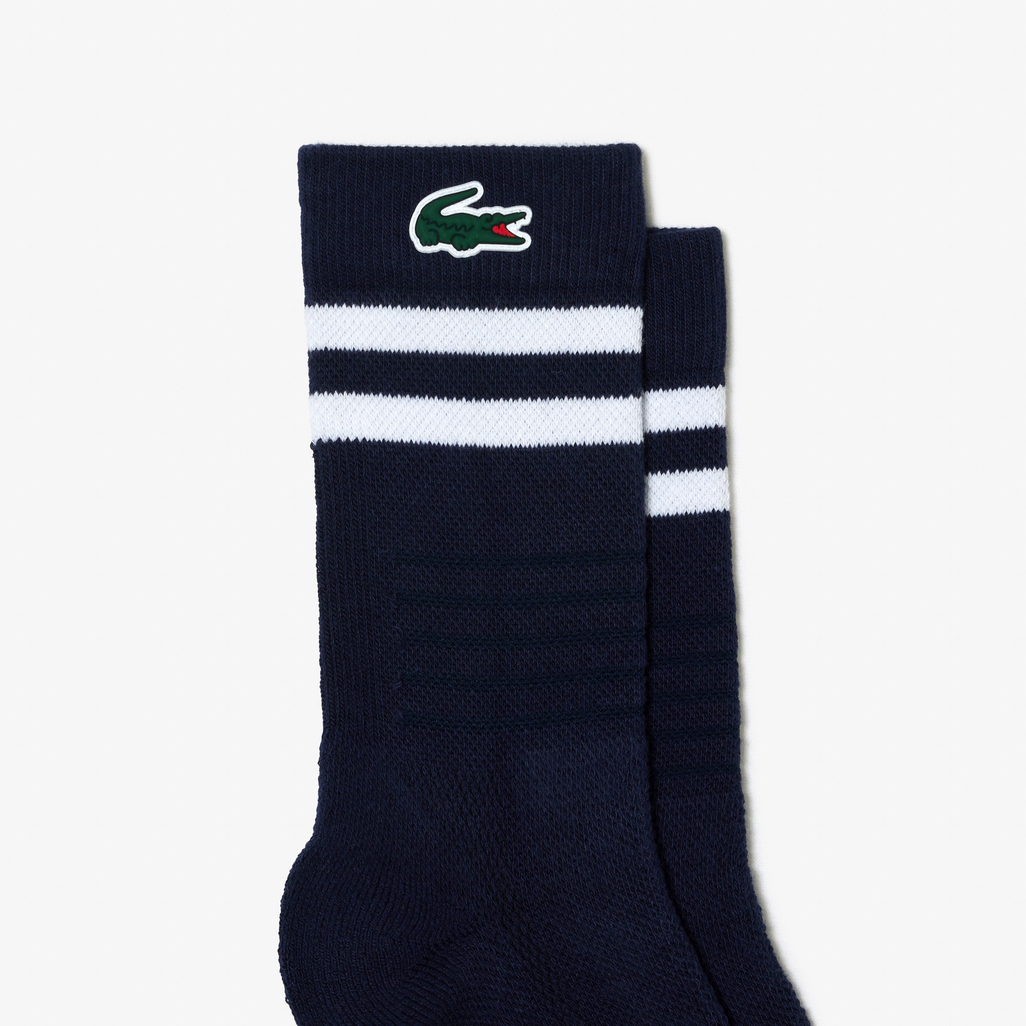 Lacoste Erkek Çizgili Lacivert Çorap