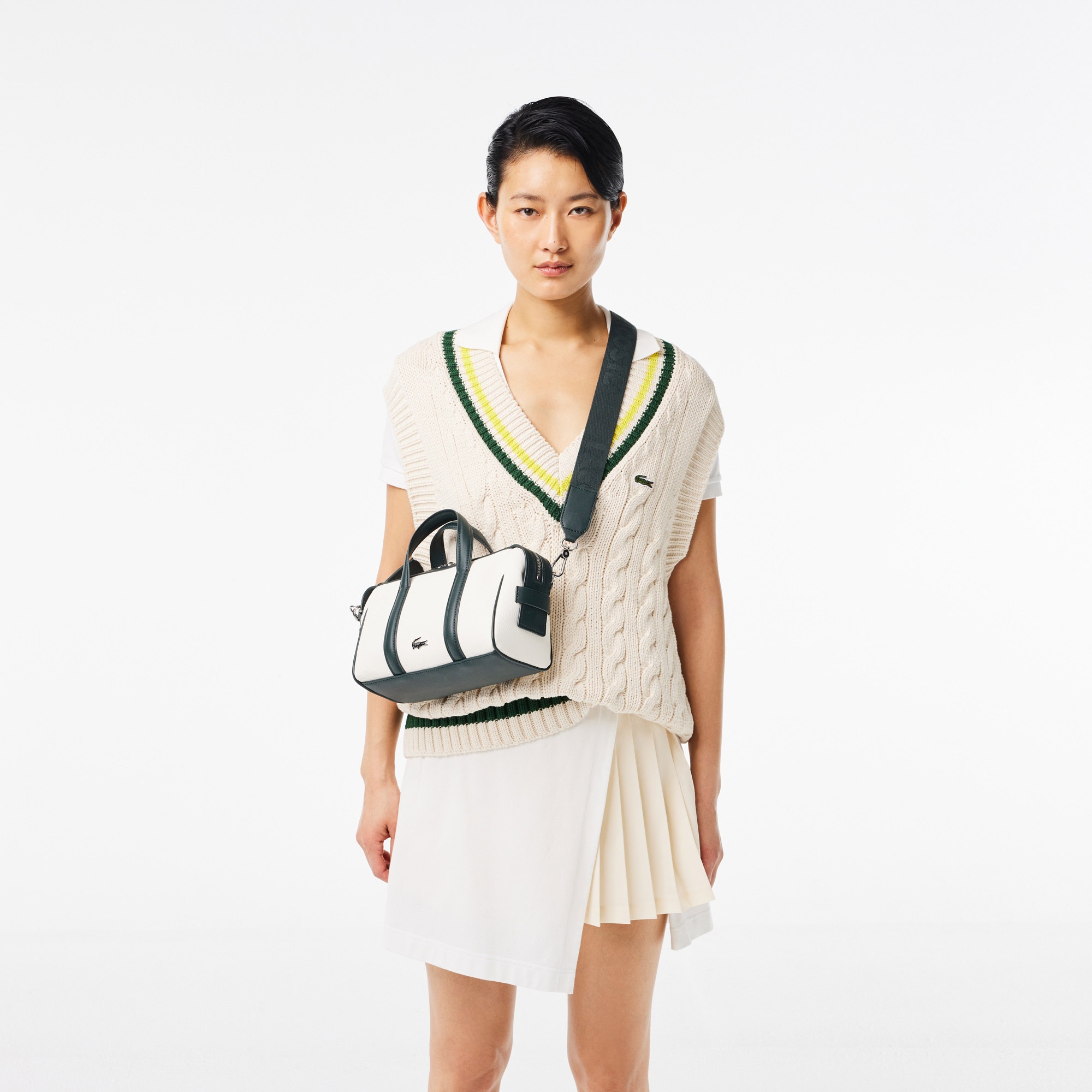 Lacoste Kadın Beyaz Postacı Çantası