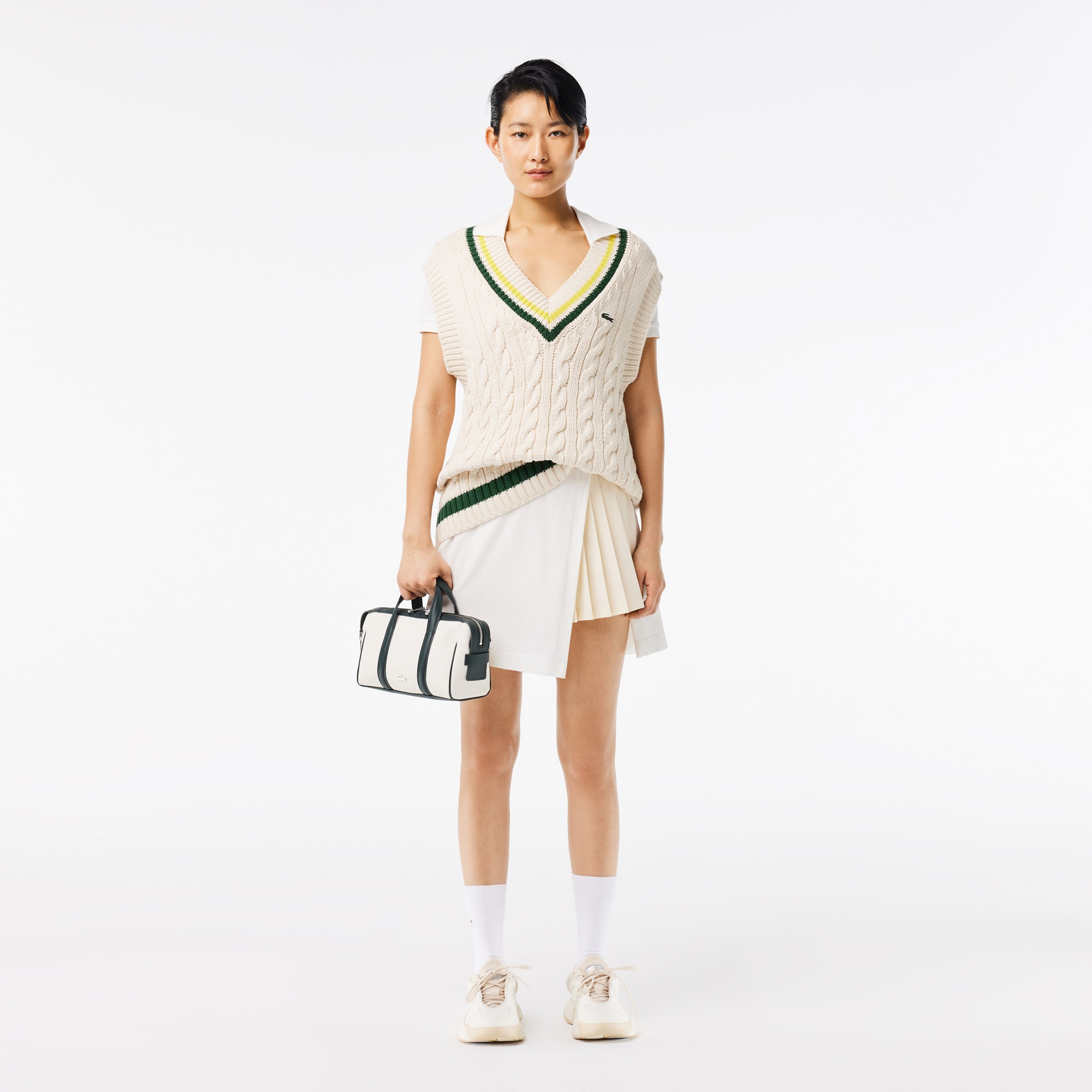 Lacoste Kadın Beyaz Postacı Çantası