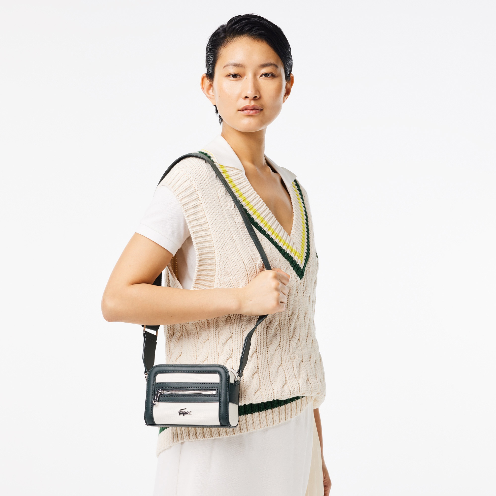 Lacoste Kadın Beyaz Postacı Çantası