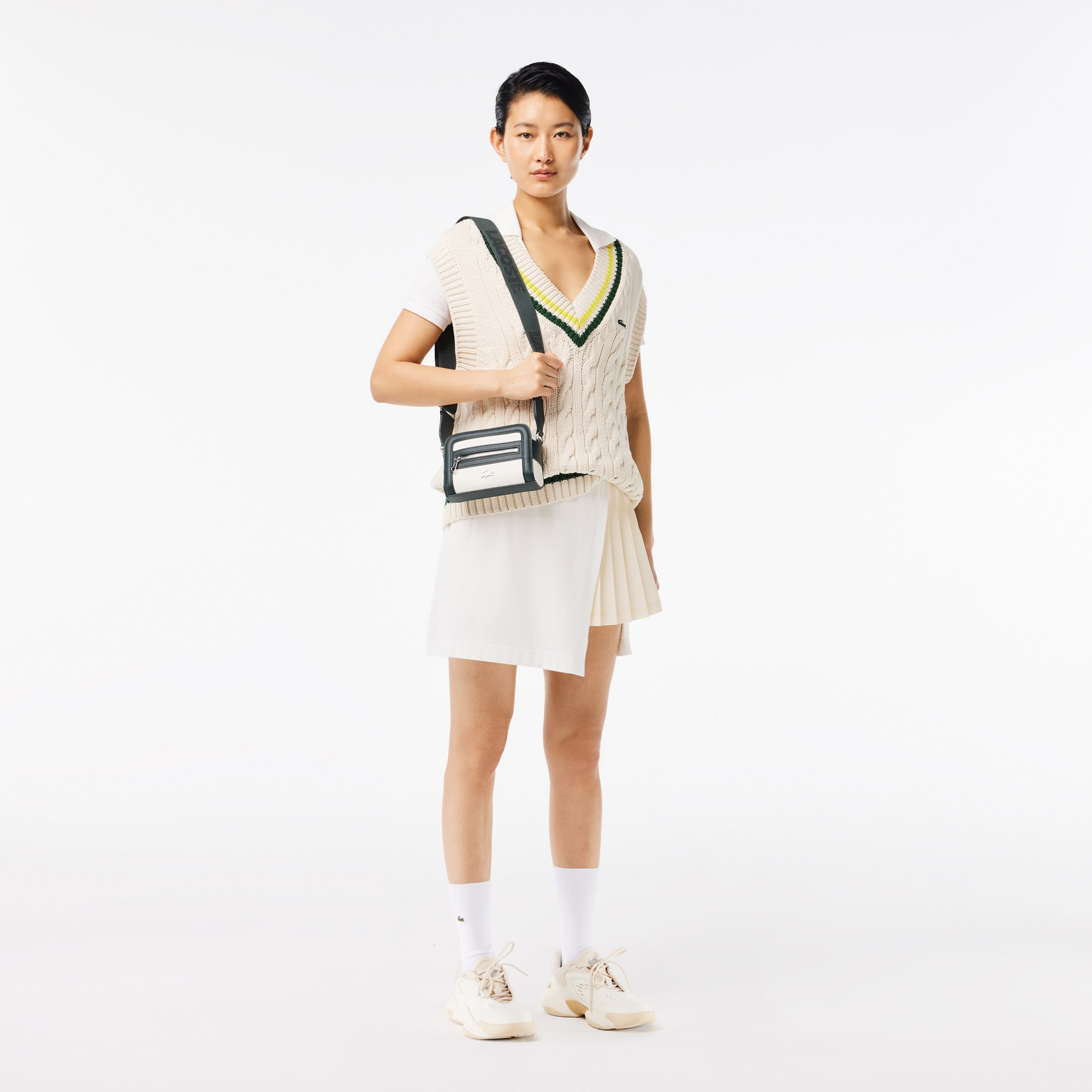 Lacoste Kadın Beyaz Postacı Çantası