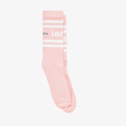 Lacoste Unisex Baskılı Pembe Çorap Pembe