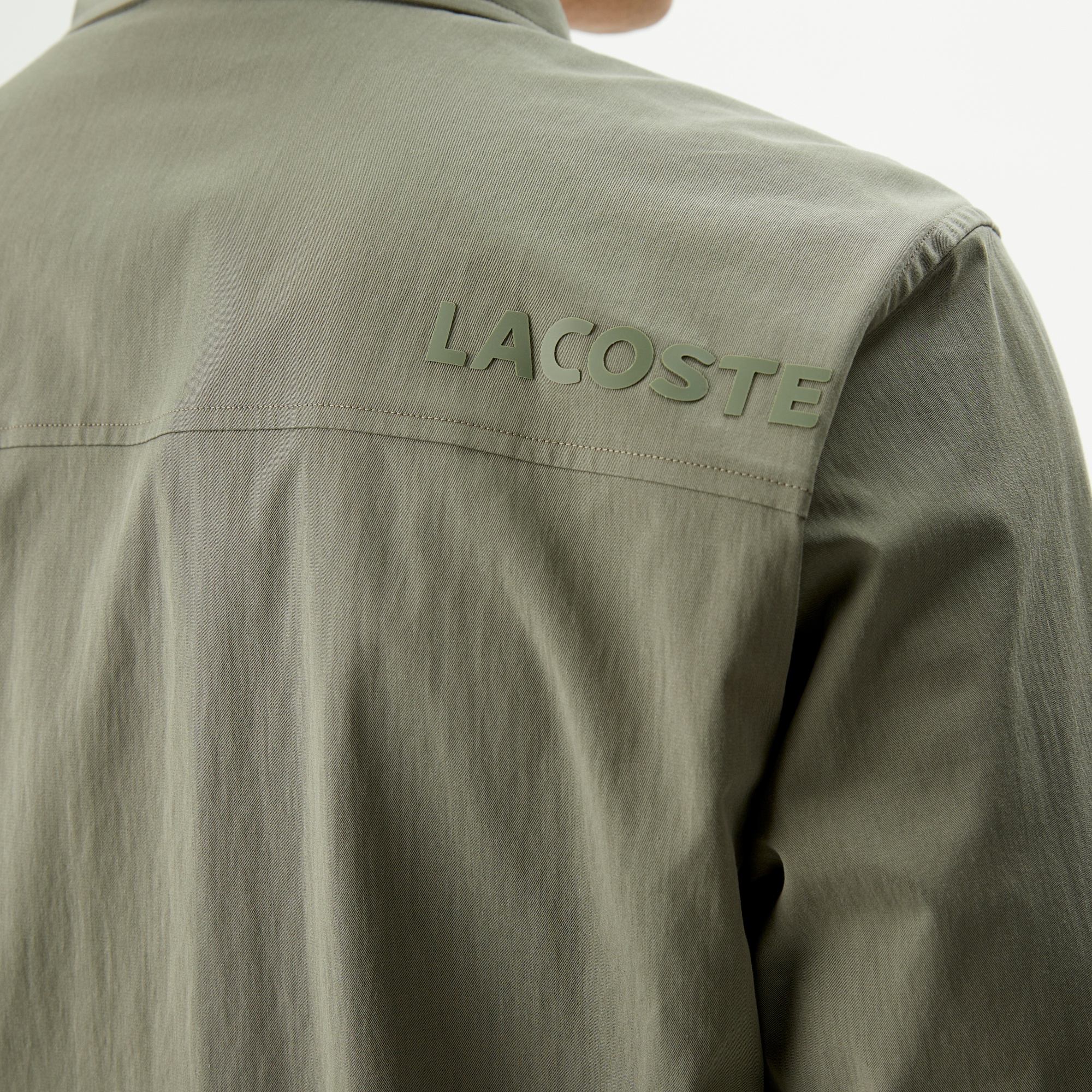 Lacoste Erkek Relaxed Fit Yeşil Gömlek