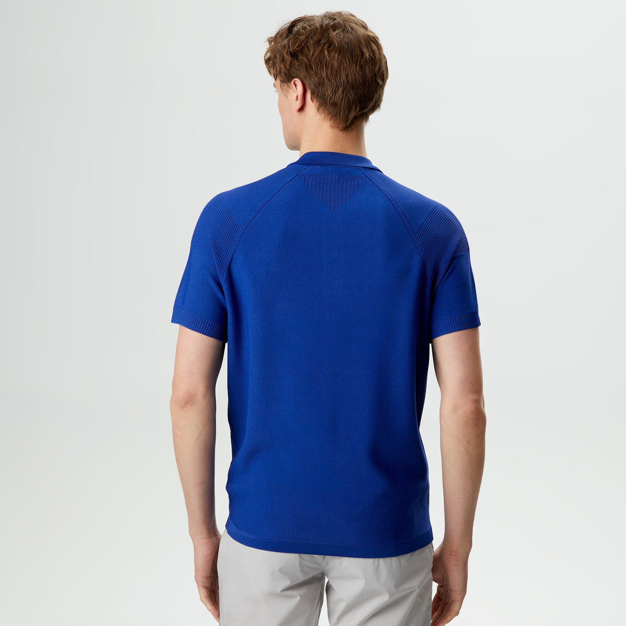 Lacoste Erkek Regular Fit Kısa Kollu Polo Yaka Mavi Triko