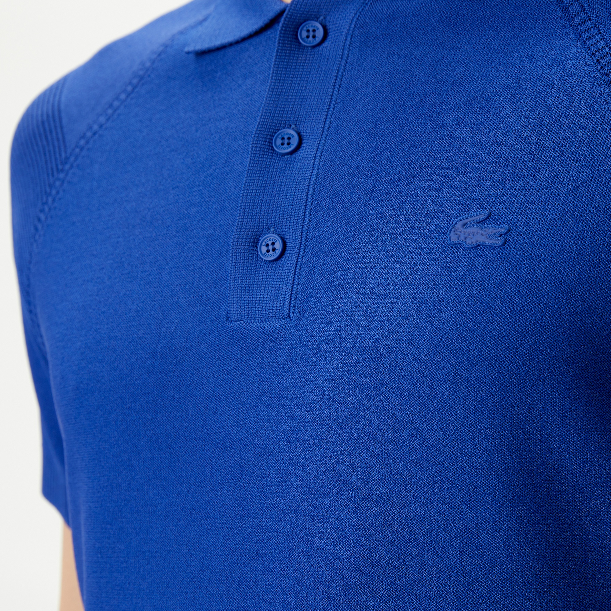 Lacoste Erkek Regular Fit Kısa Kollu Polo Yaka Mavi Triko