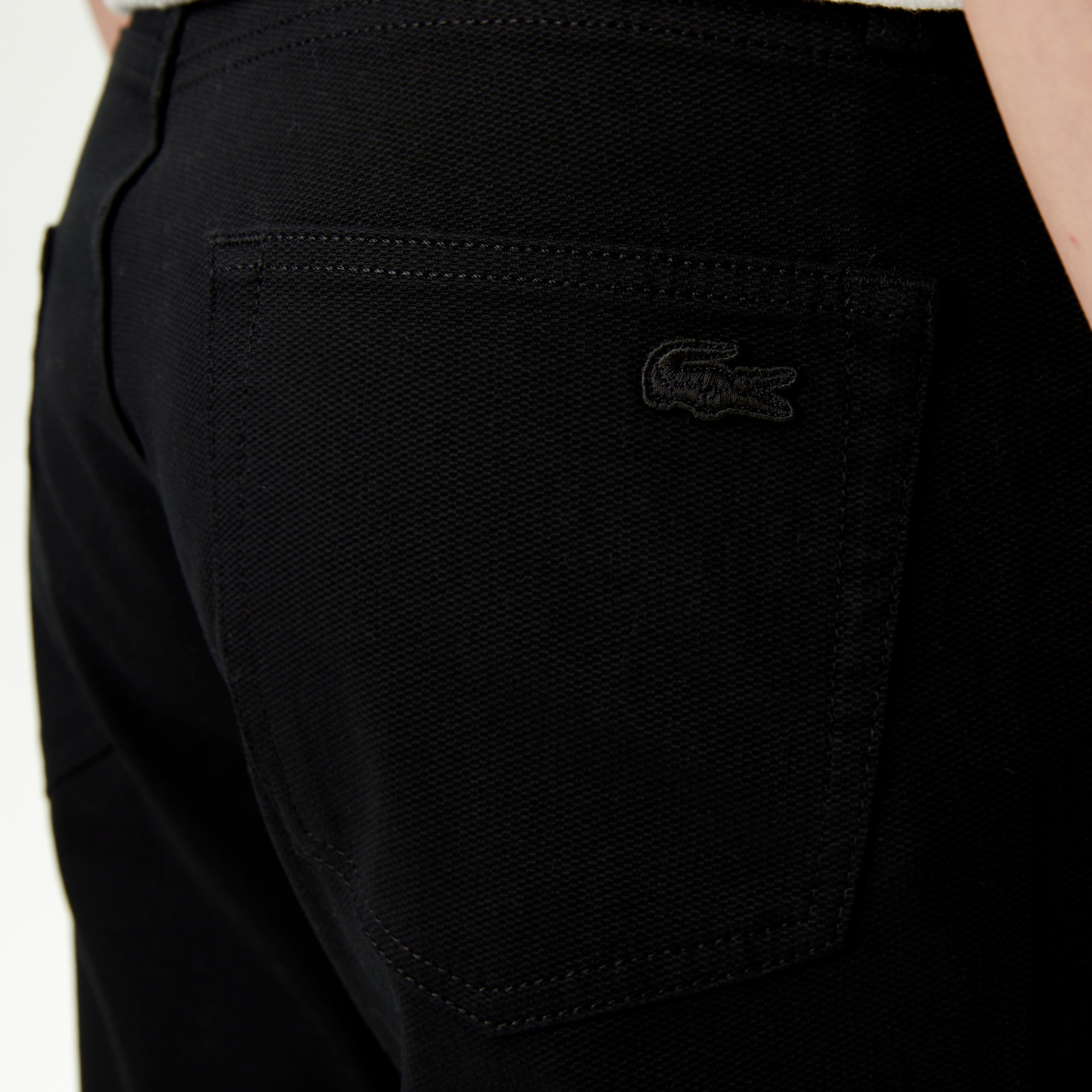 Lacoste Erkek Slim Fit Siyah Pantolon