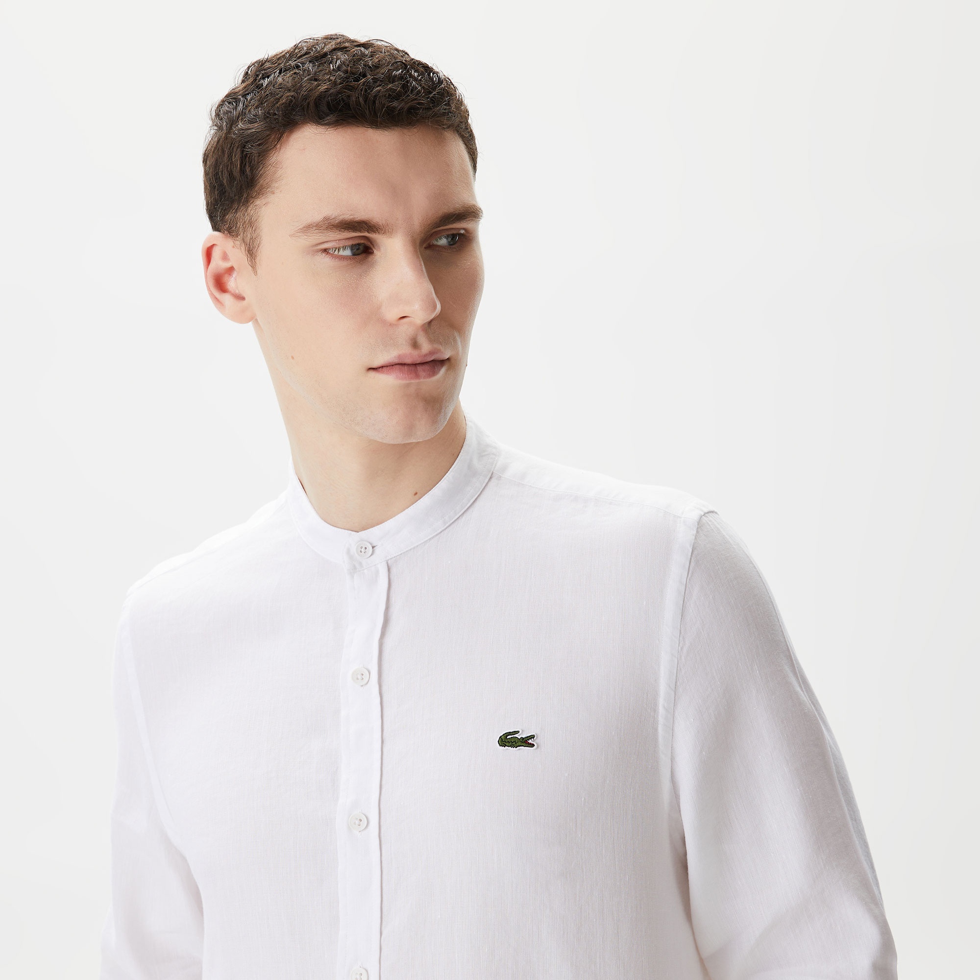 Lacoste Erkek Regular Fit Beyaz Gömlek