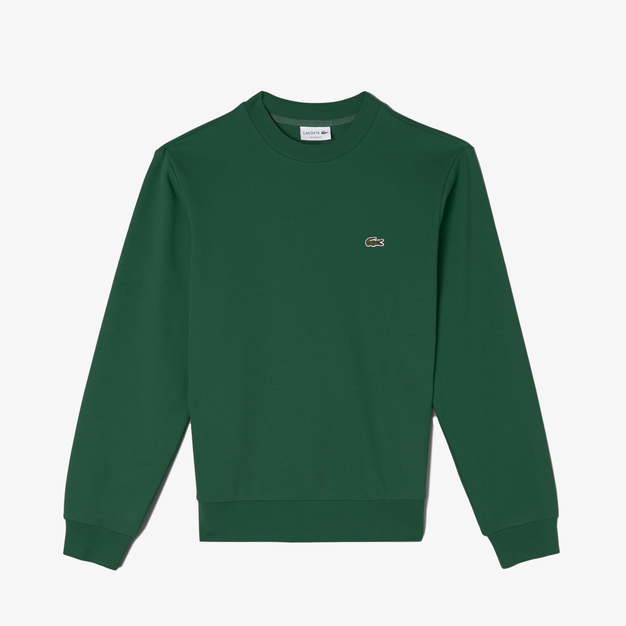 Lacoste Erkek Classic Fit Bisiklet Yaka Organik Pamuk Koyu Yeşil Sweatshirt