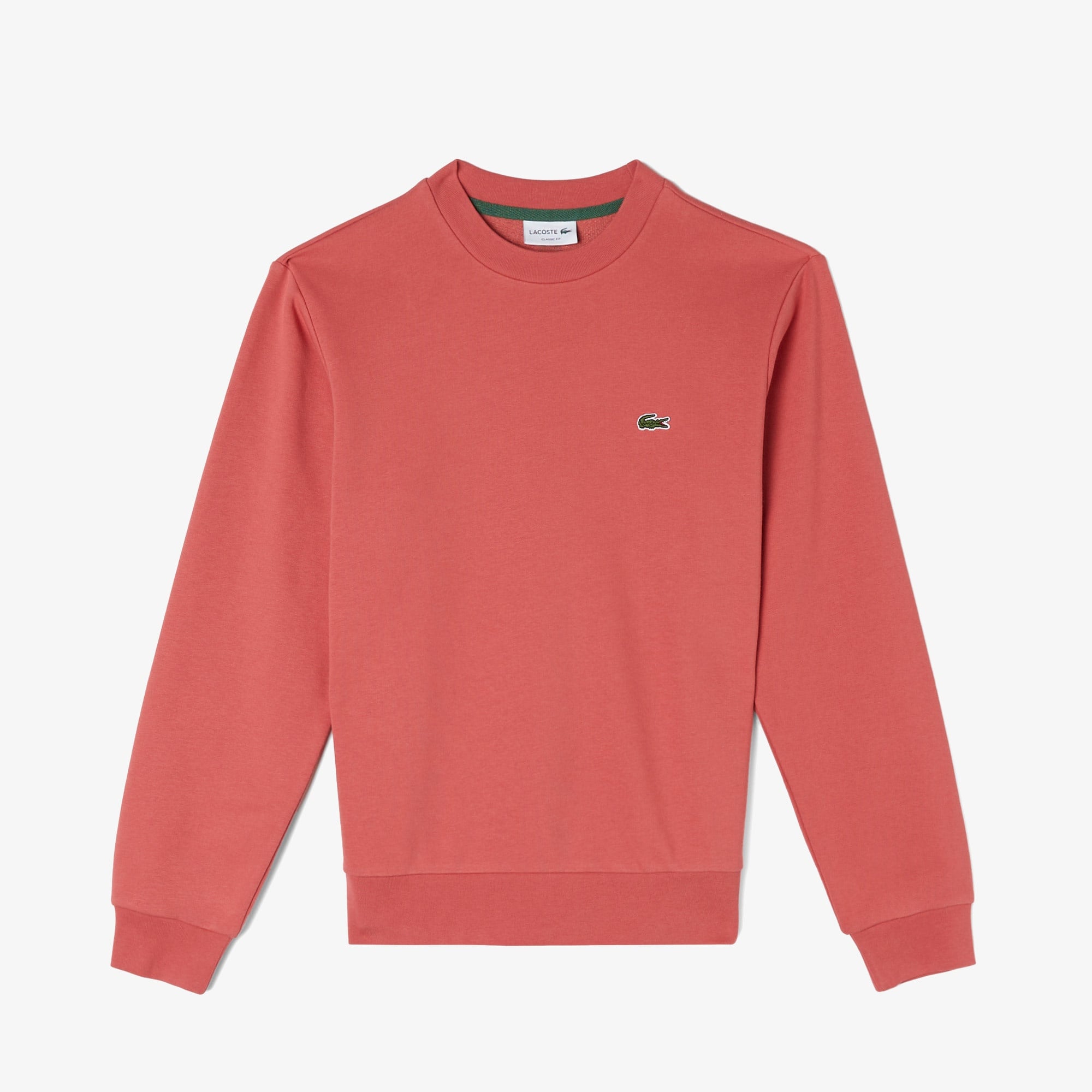 Lacoste Erkek Classic Fit Bisiklet Yaka Pembe Sweatshirt