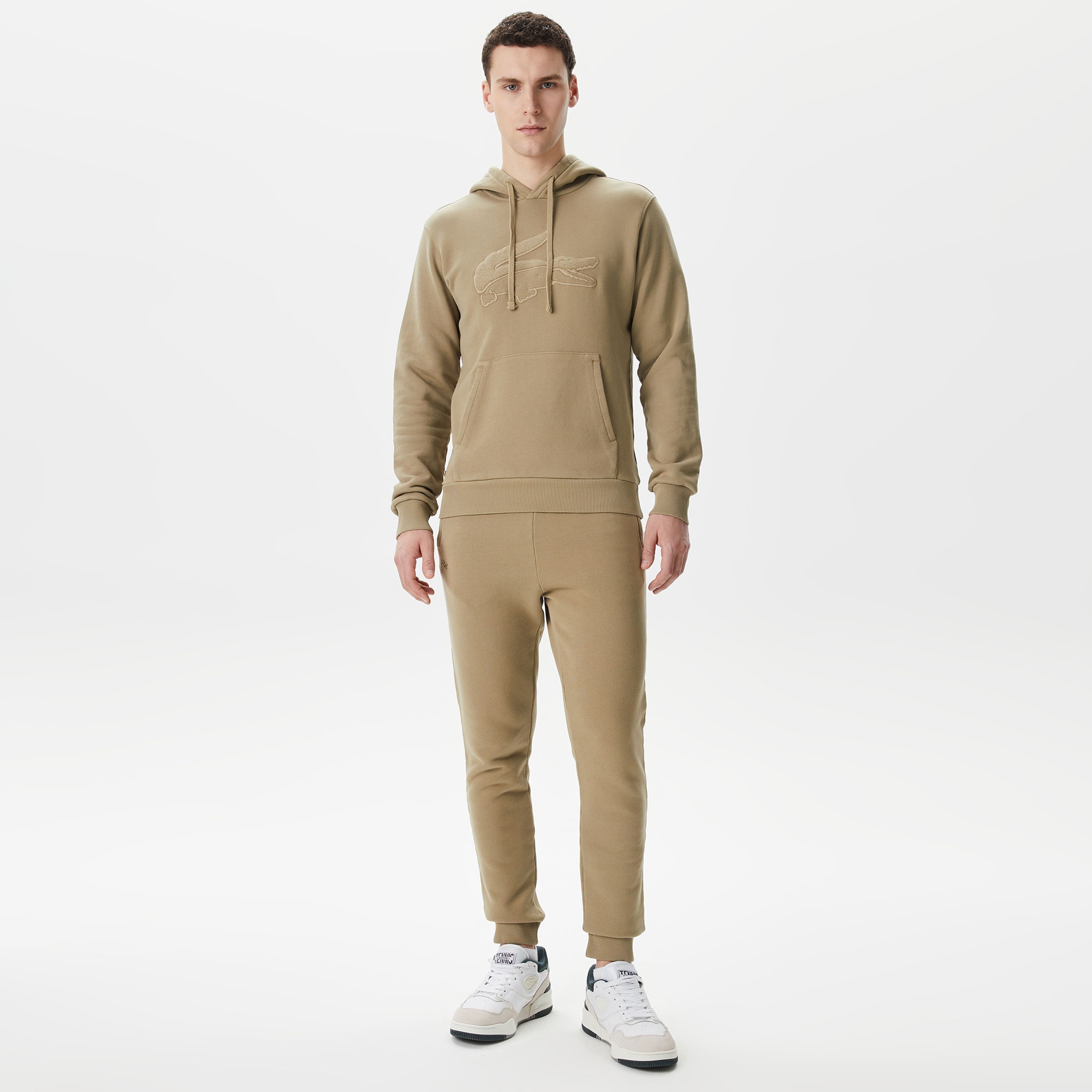 Lacoste Erkek Relaxed Fit Bej Eşofman Altı