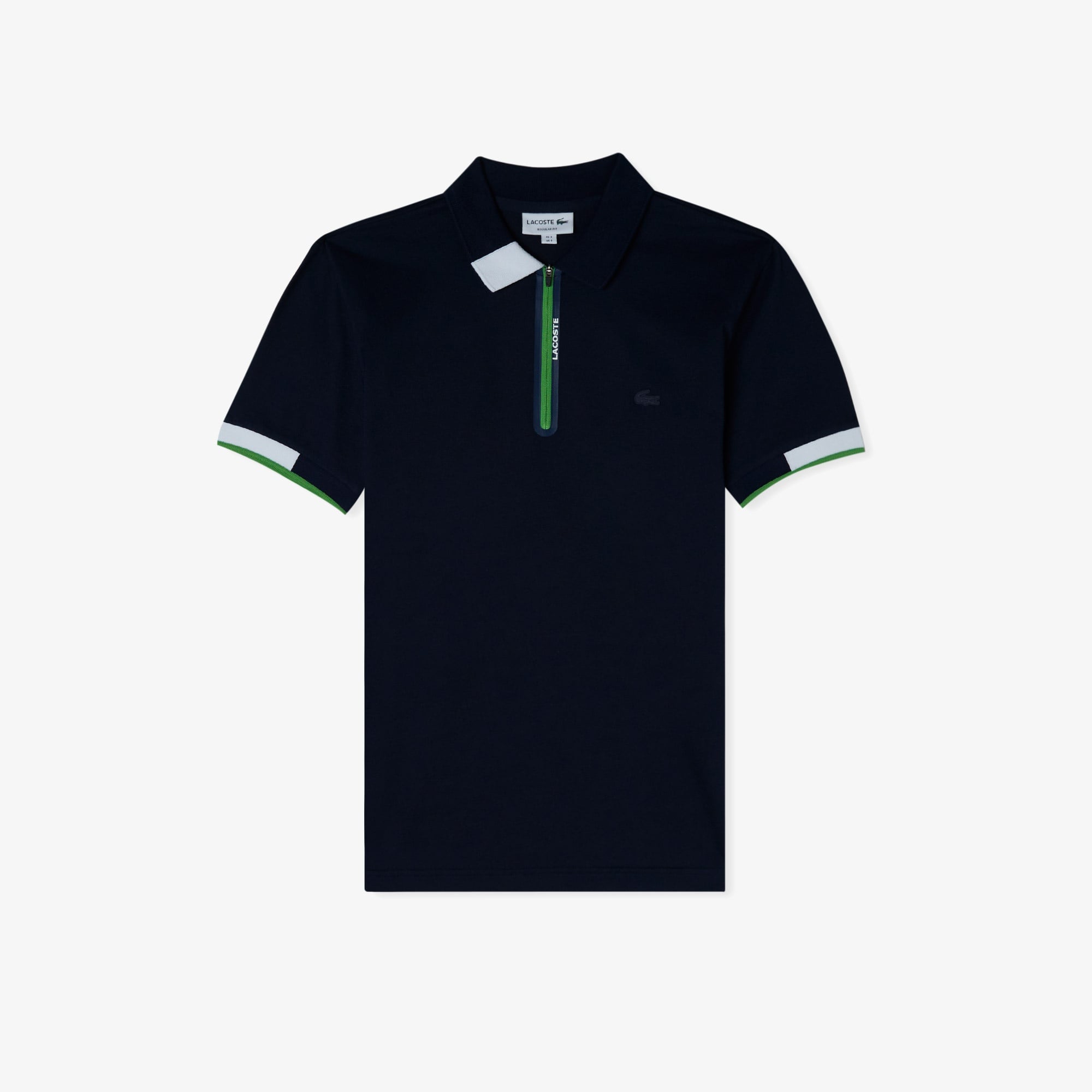 Lacoste Erkek Oversize Fit Fermuarlı Lacivert Polo
