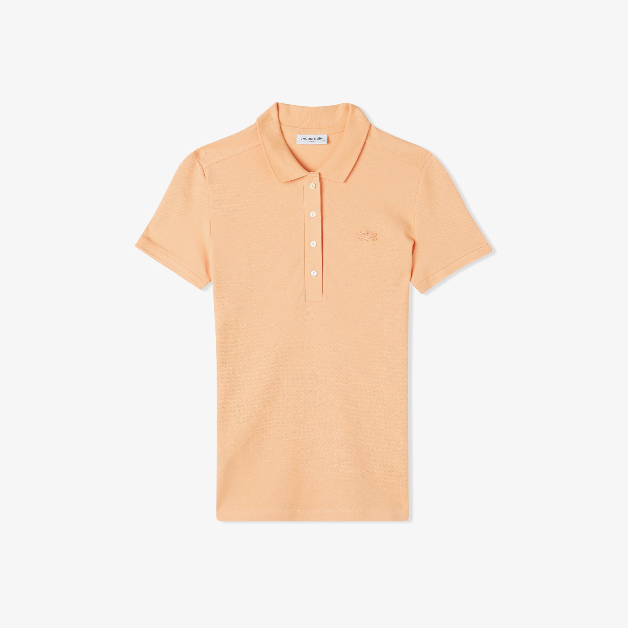 Lacoste Kadın Slim Fit Turuncu Polo
