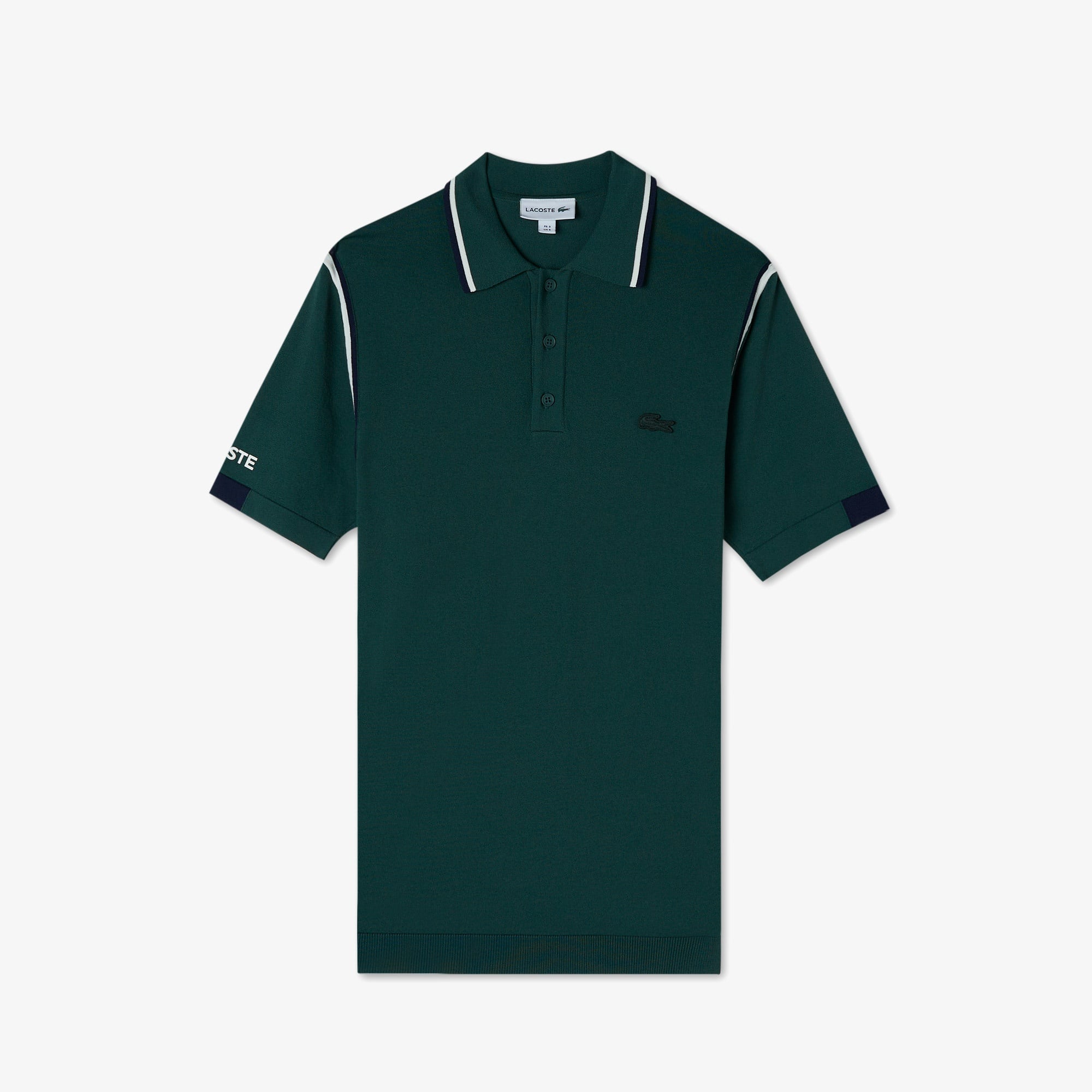 Lacoste Erkek Regular Fit Polo Yaka Yeşil Triko