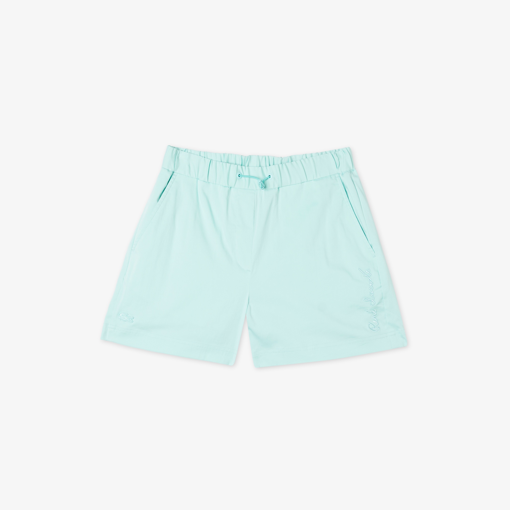 Lacoste Kadın Regular Fit Yeşil Şort