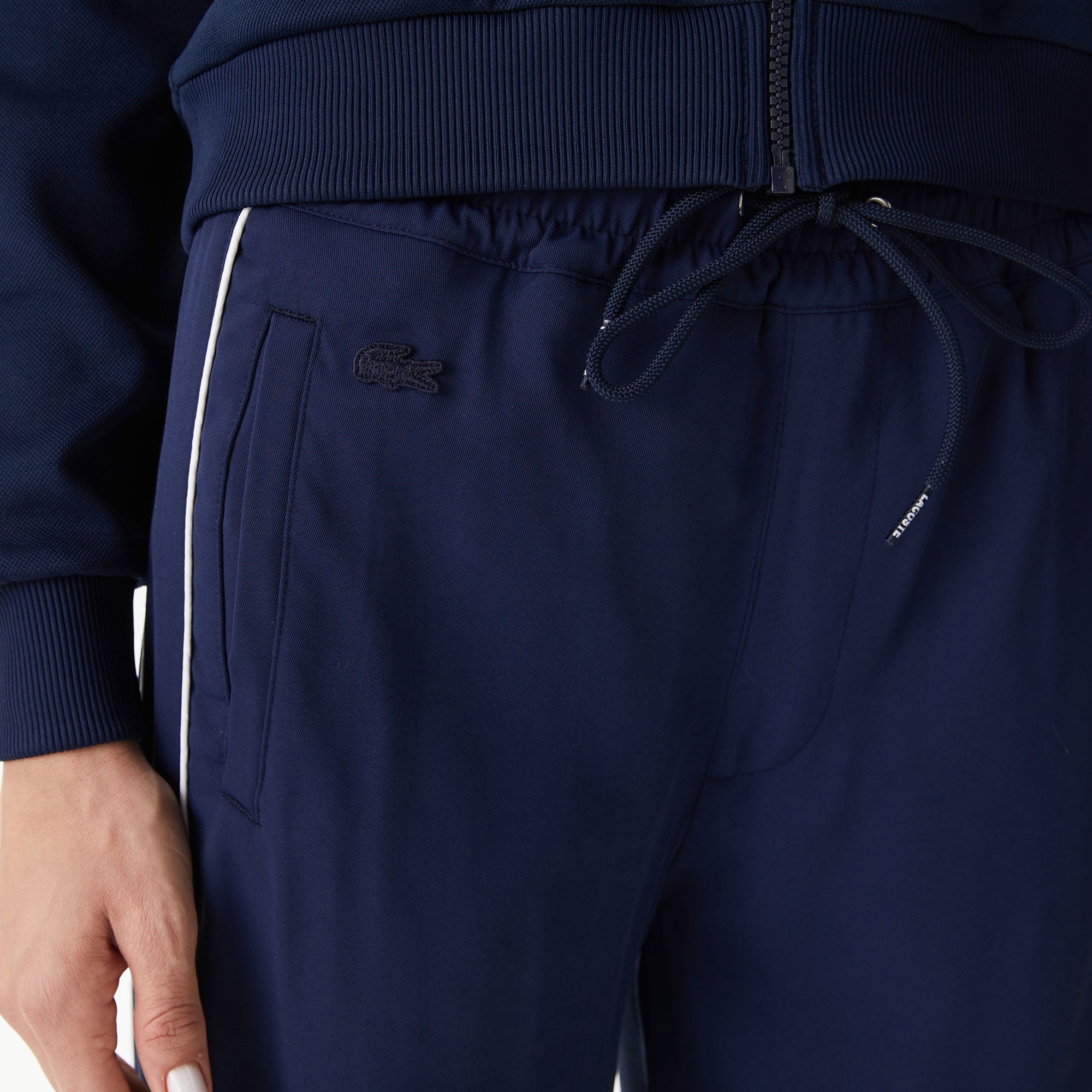 Lacoste Kadın Wide Fit Lacivert Pantolon
