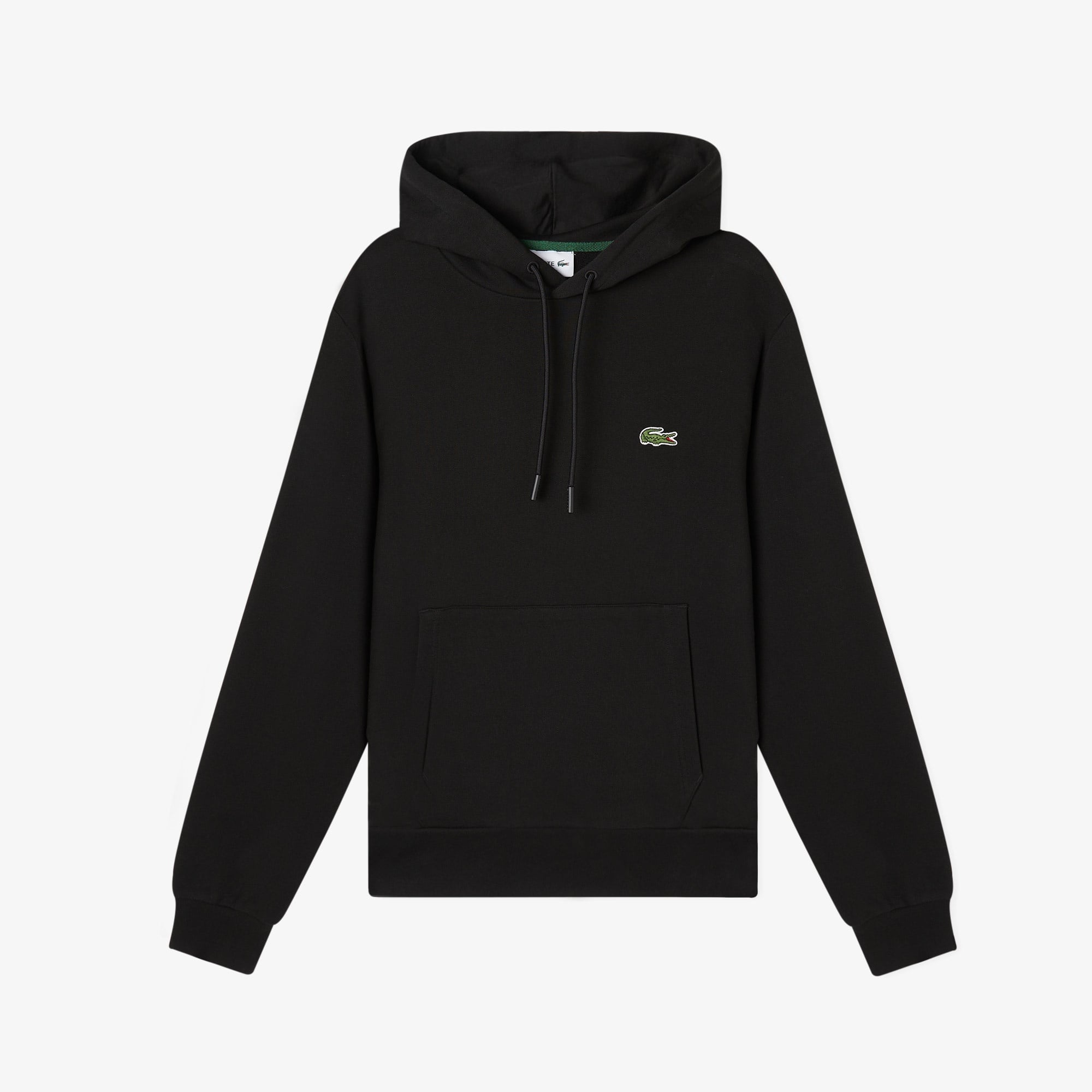 Lacoste Erkek Classic Fit Kapüşonlu Siyah Sweatshirt