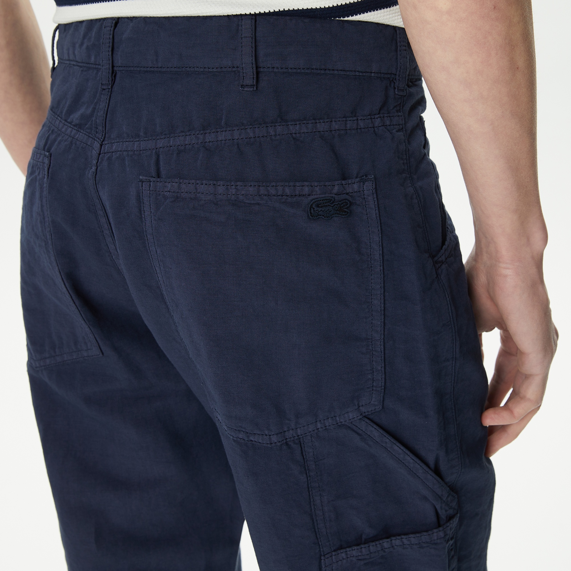 Lacoste Erkek Relaxed Fit Lacivert Pantolon