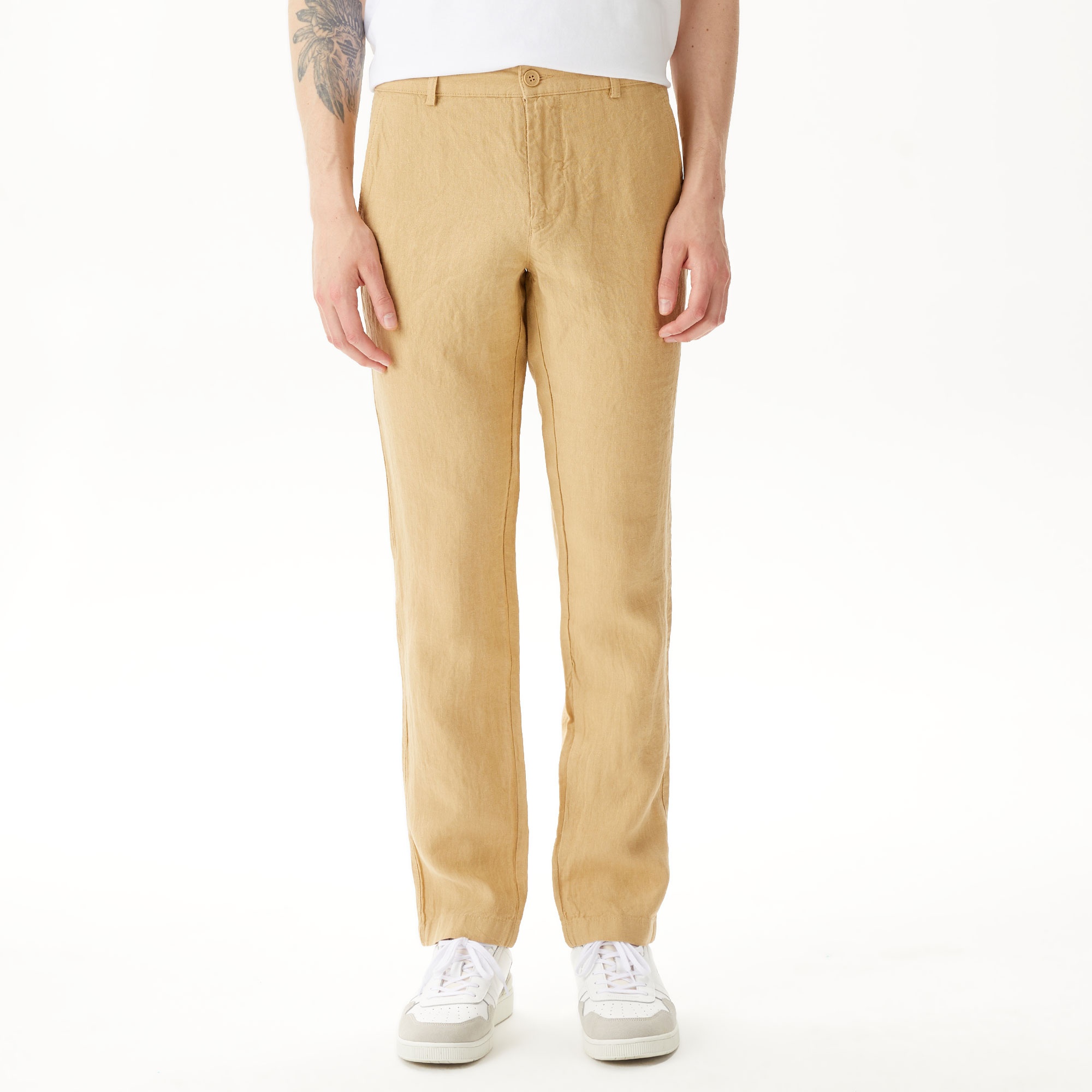 Lacoste Erkek Slim Fit Chino Bej Pantolon
